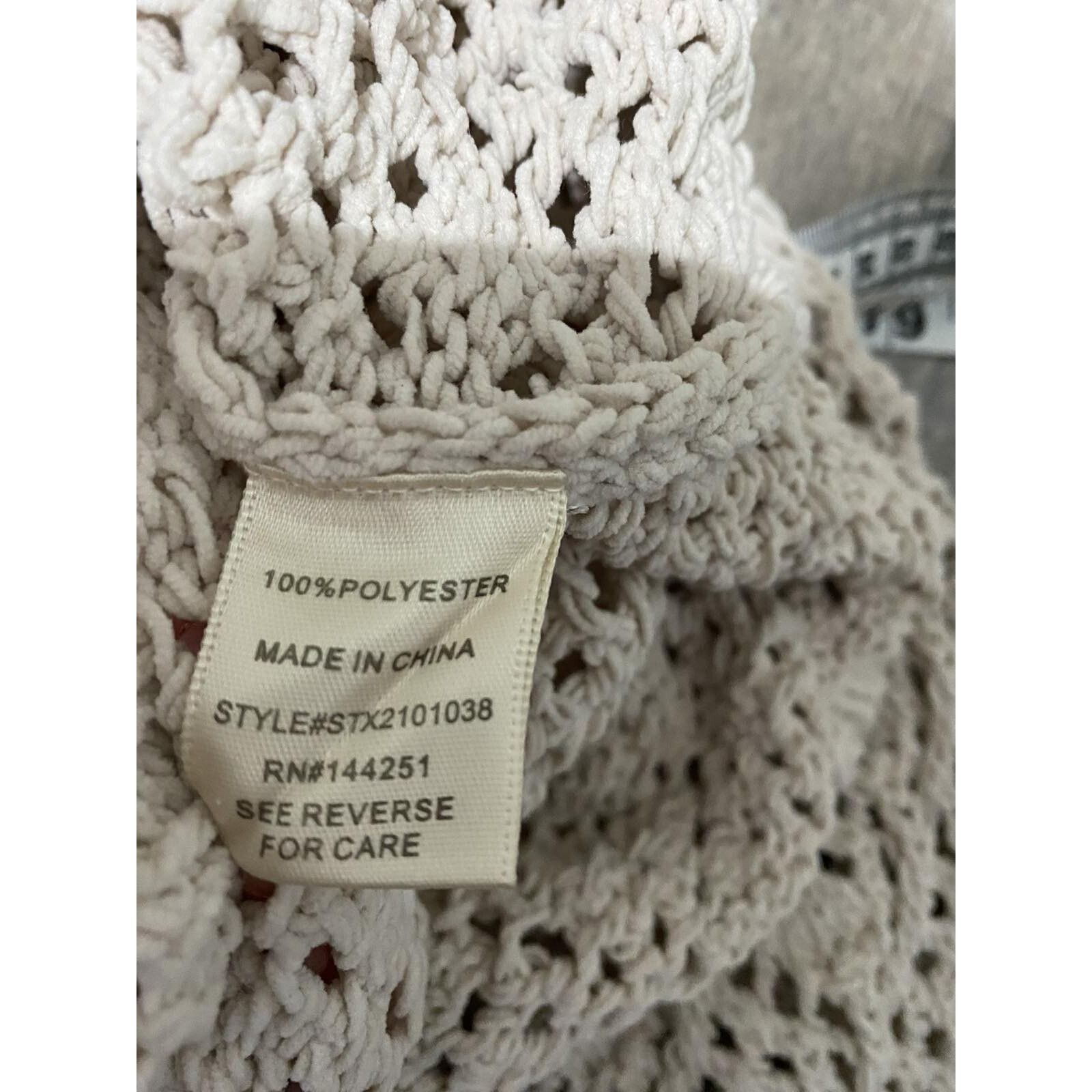 Anthropologie Anthropologie Artelier crochet sweater Knit Size L A001354 Size L / US 10 / IT 46 - 4 Thumbnail
