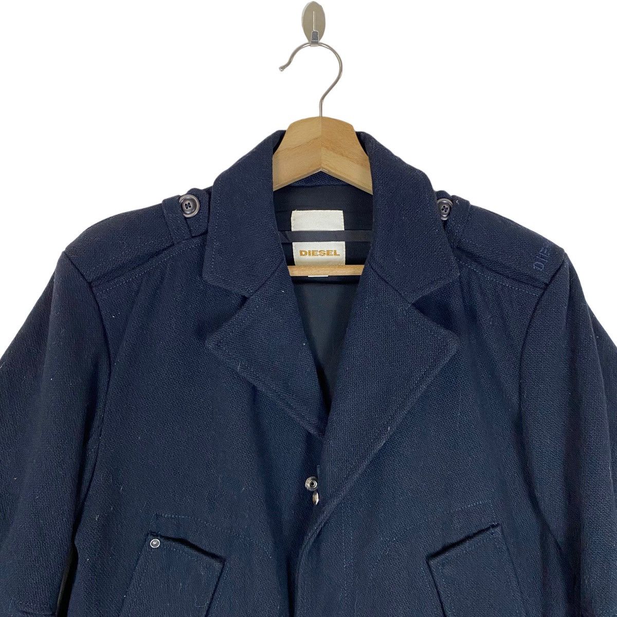 Diesel ✨Rare !! Diesel double collar biker style jacket Size US S / EU 44-46 / 1 - 7 Thumbnail