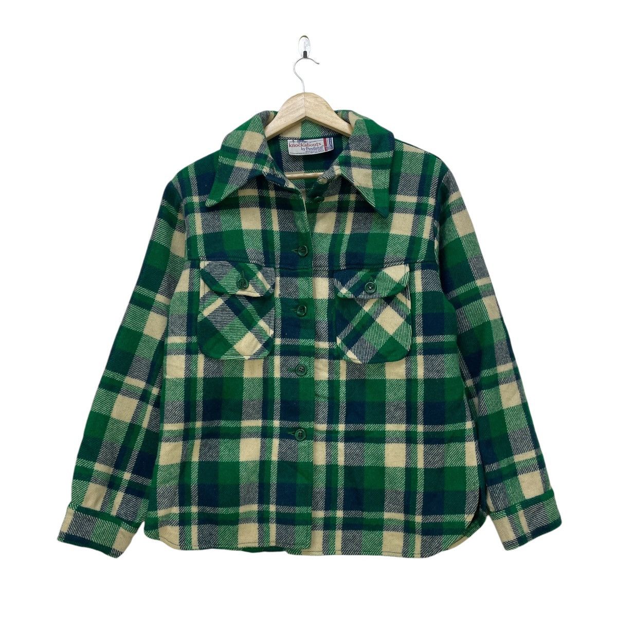 Flannel × Pendleton Vintage Flannel Knockabouts Pendleton Checked Jacket Size M / US 6-8 / IT 42-44 - 1 Thumbnail