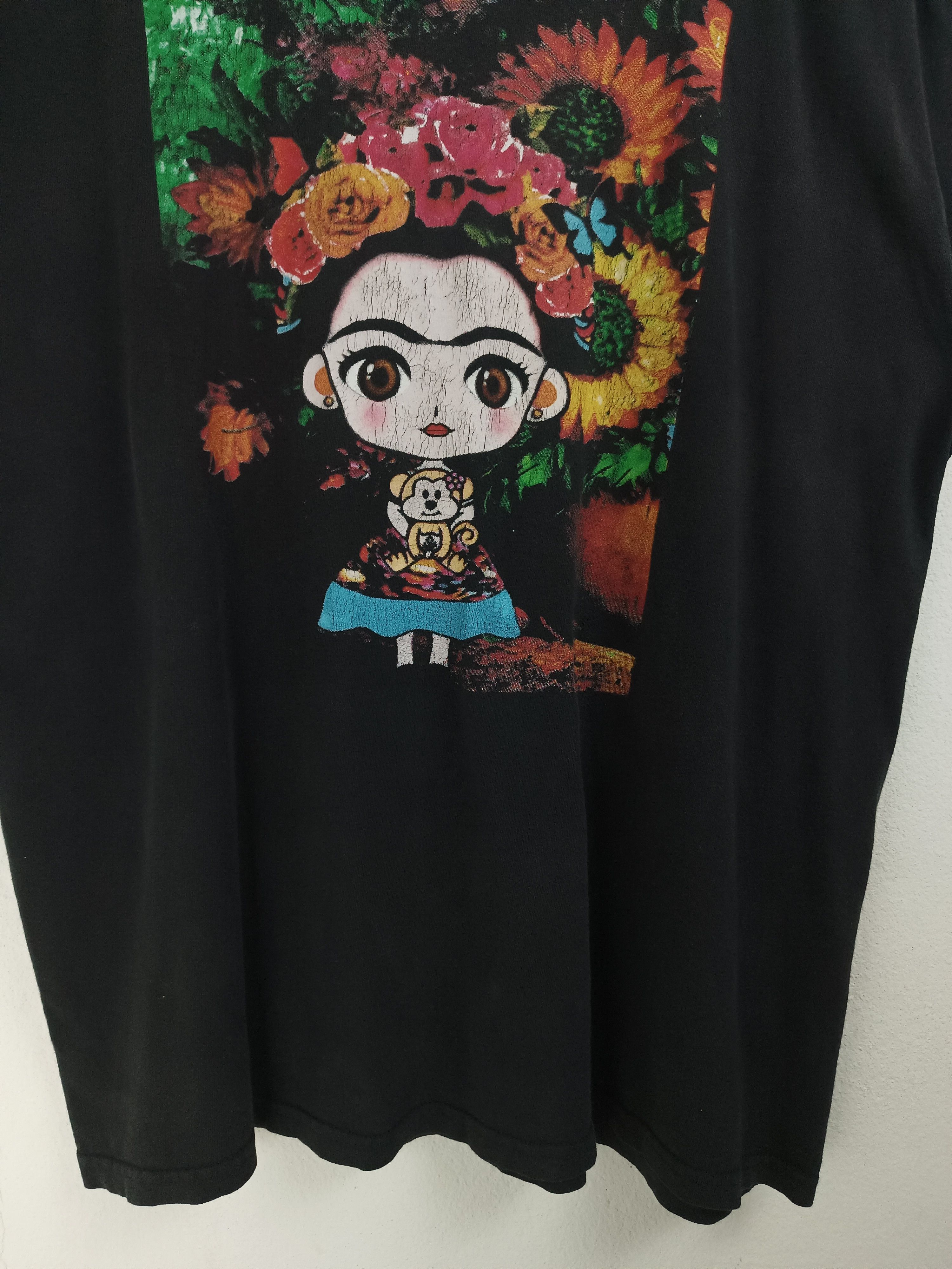 Vintage VINTAGE FRIDA KAHLO FLOWER POTRAIT FADED TEE art picasso Size US XL / EU 56 / 4 - 9 Thumbnail