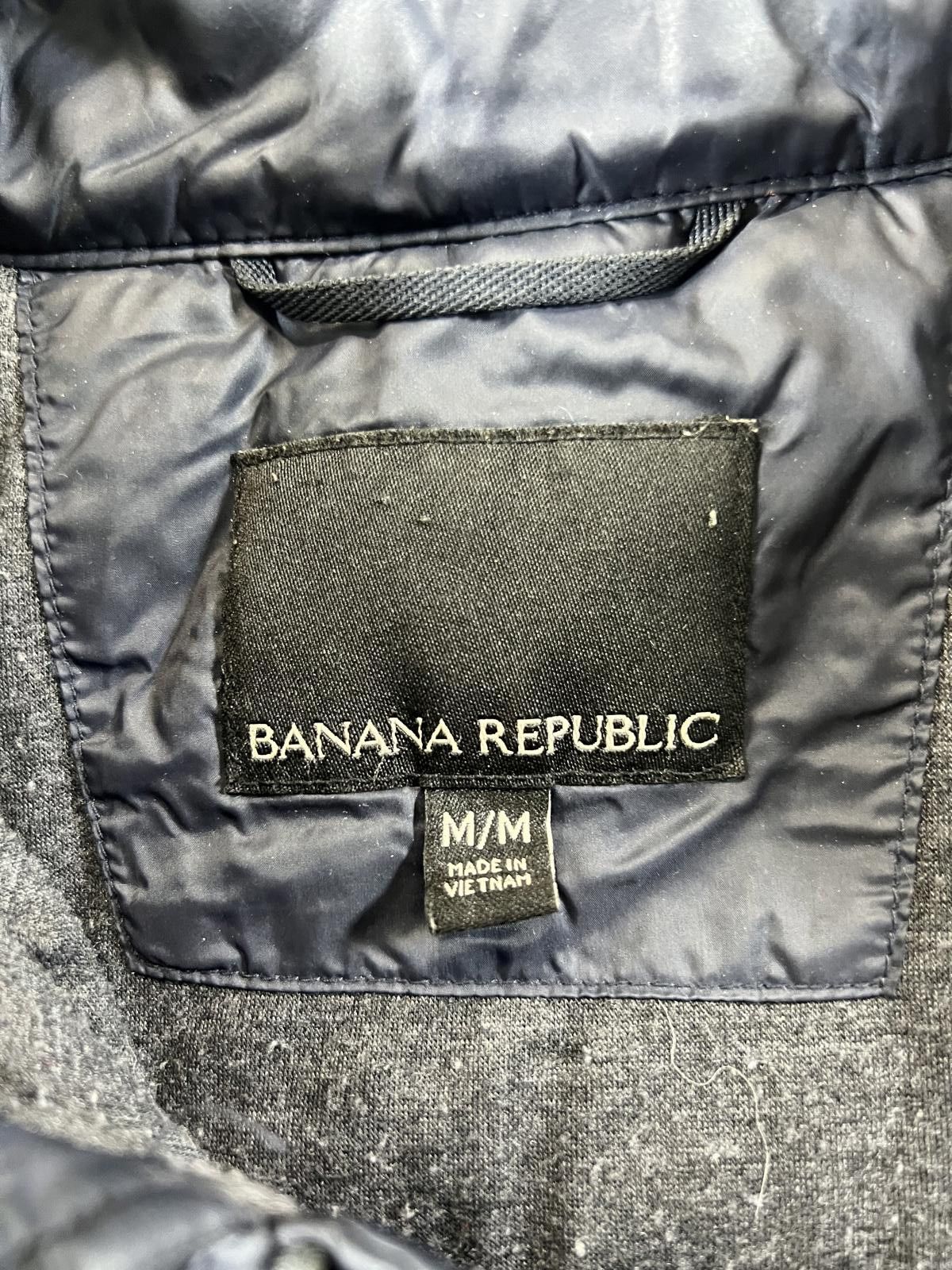 Banana Republic Banana Republic Quilted Navy Blue Vest M Size US M / EU 48-50 / 2 - 2 Thumbnail