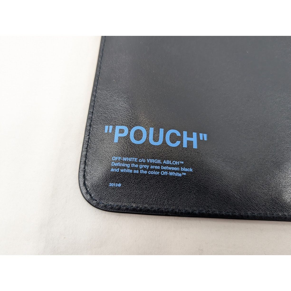 Off-White o1rshd1 Size: OS / Quote Flat Pouch In Dark Blue/Multi Size ONE SIZE - 9 Thumbnail
