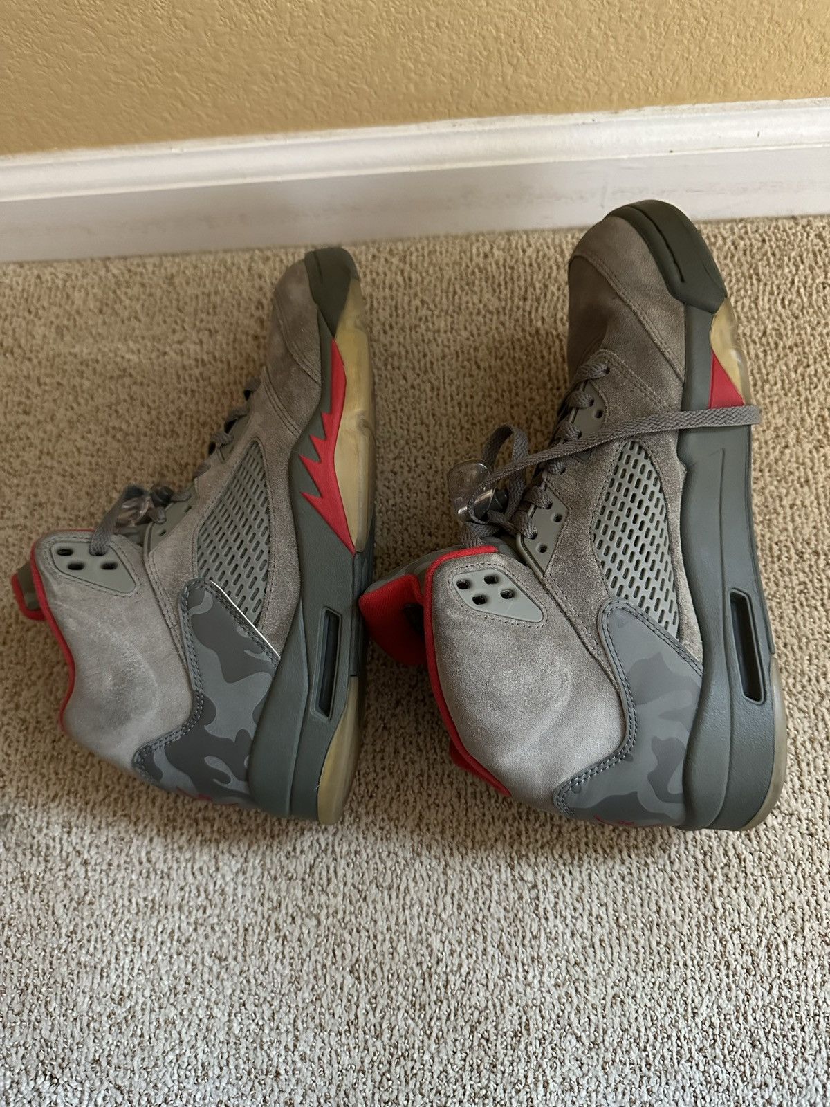 Jordan Brand Jordan 5 P51 Camo Size US 10.5 / EU 43-44 - 3 Thumbnail