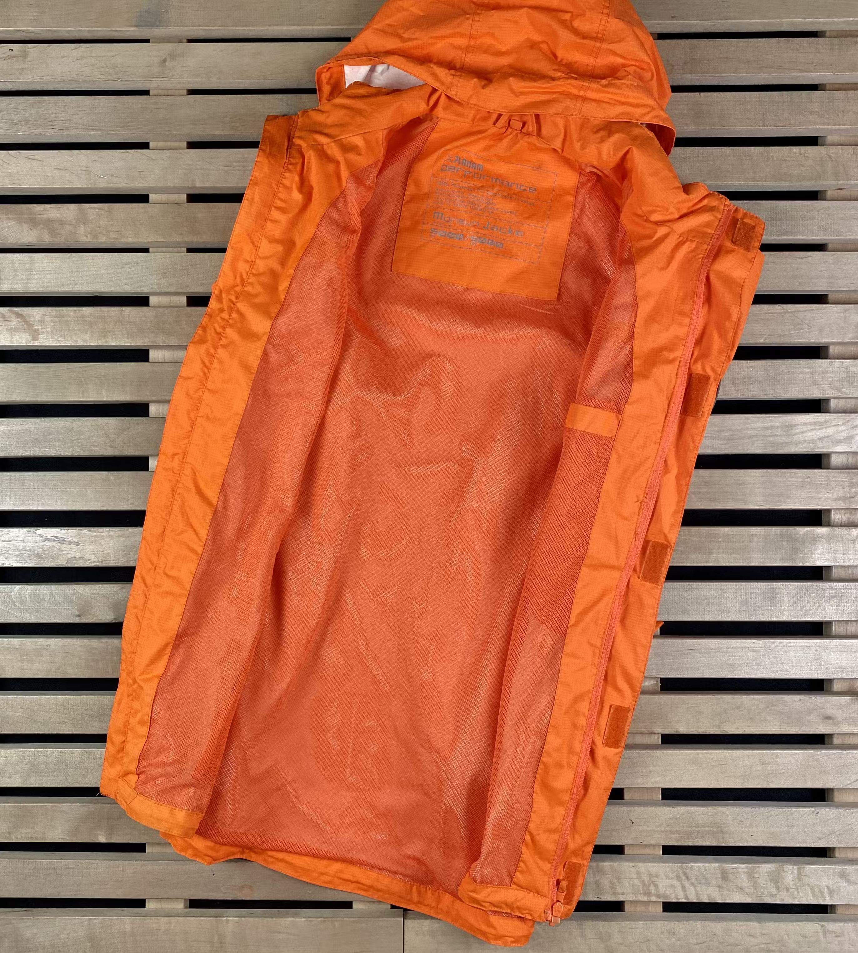 Mercedes-Benz × Vintage Mens Hooded Jacket Mercedes Benz Size XL Orange Size US XL / EU 56 / 4 - 4 Thumbnail