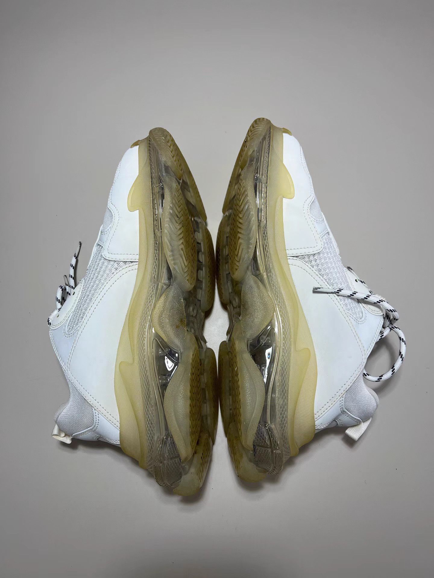 Balenciaga BALENCIAGA TRIPLE S Beige Air Cushion Dad Sneakers Size US 10 / EU 43 - 4 Thumbnail
