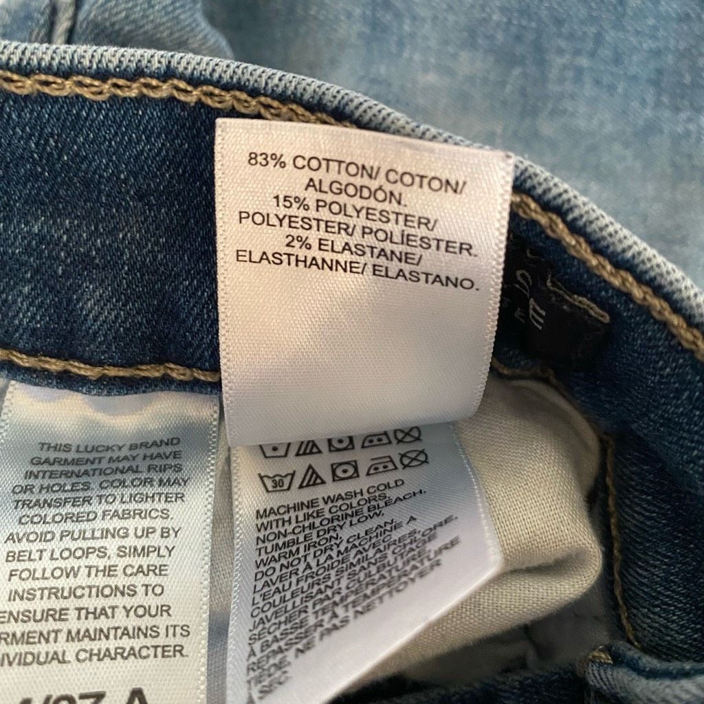 Lucky Brand Lucky Brand women 4/27 ankle high rise skinny Bridgette jean Size 27" / US 4 / IT 40 - 9 Thumbnail