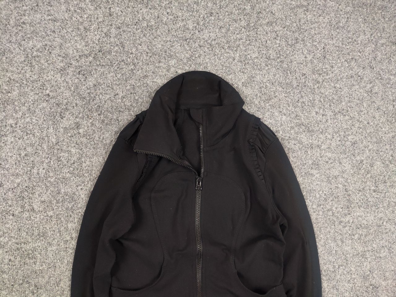 Lululemon Lululemon Stretch Black Braids High neck Zip Front Jacket Size M / US 6-8 / IT 42-44 - 5 Thumbnail