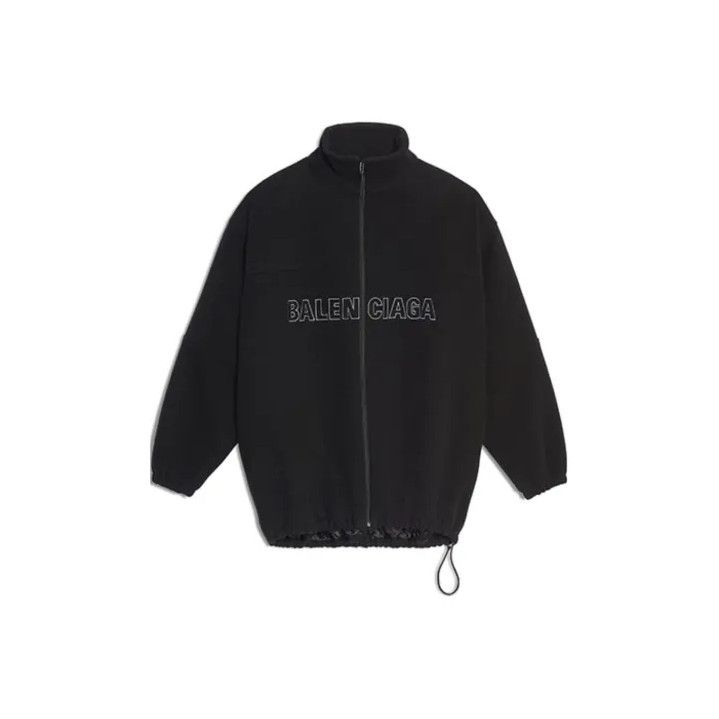 Balenciaga Balenciaga SS22 Logo Print Zip Jacket Size US L / EU 52-54 / 3 - 1 Thumbnail