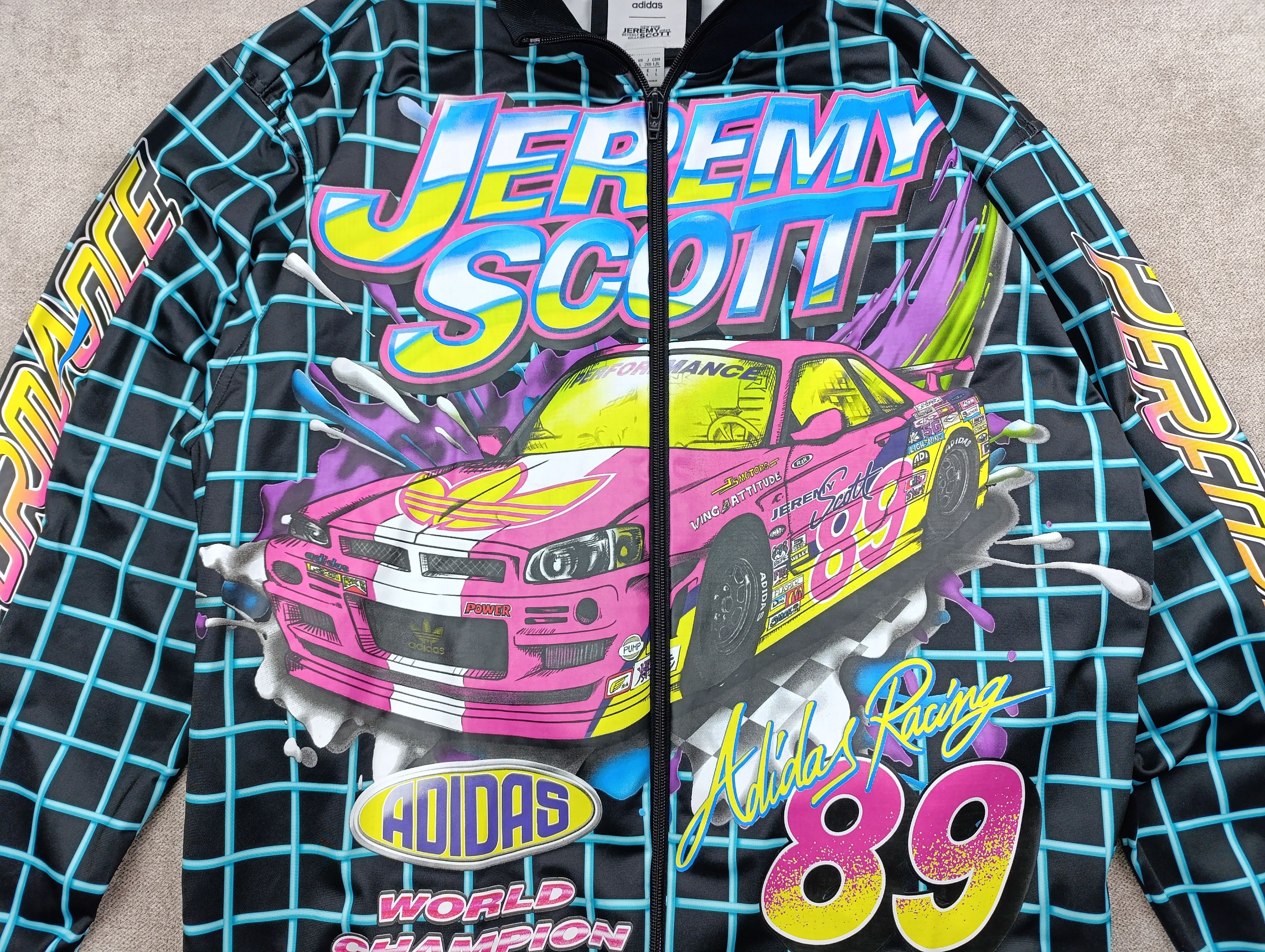 Adidas × Jeremy Scott ADIDAS × JEREMY SCOTT CROSSOVER CARTOON PRINTING JACKET Size US L / EU 52-54 / 3 - 7 Thumbnail