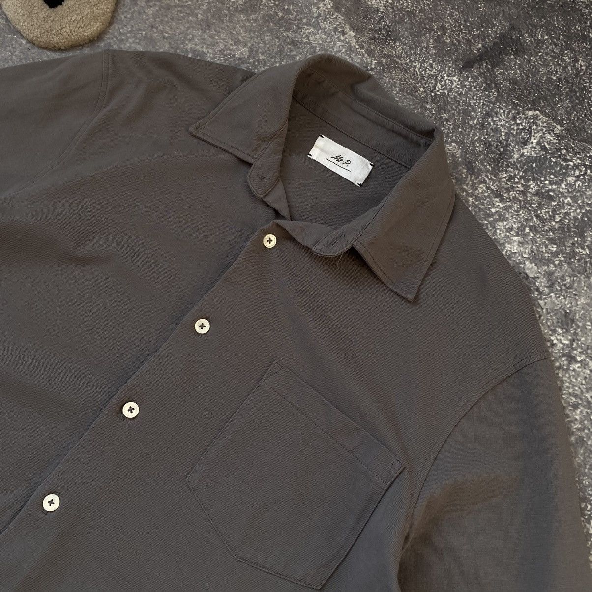 Mr P. Luxury Mr P. Basic Designer Button Up streetwear overshirt Size US S / EU 44-46 / 1 - 3 Thumbnail