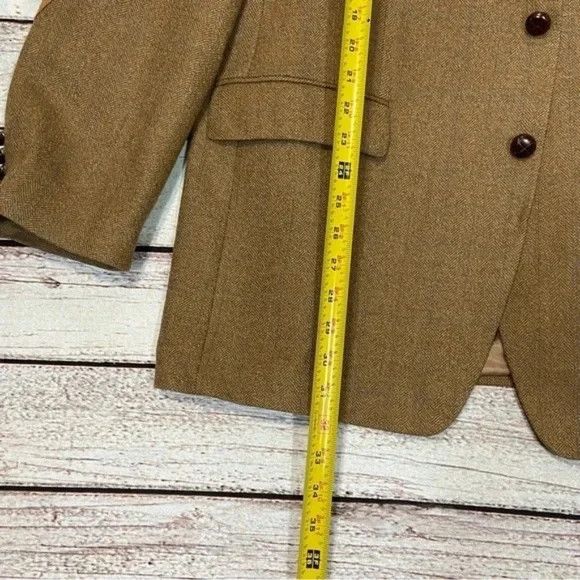 Lauren Ralph Lauren Ralph Lauren Mens Blazer Brown 43R Wool Sport Coat Jacket Size 42R - 13 Thumbnail
