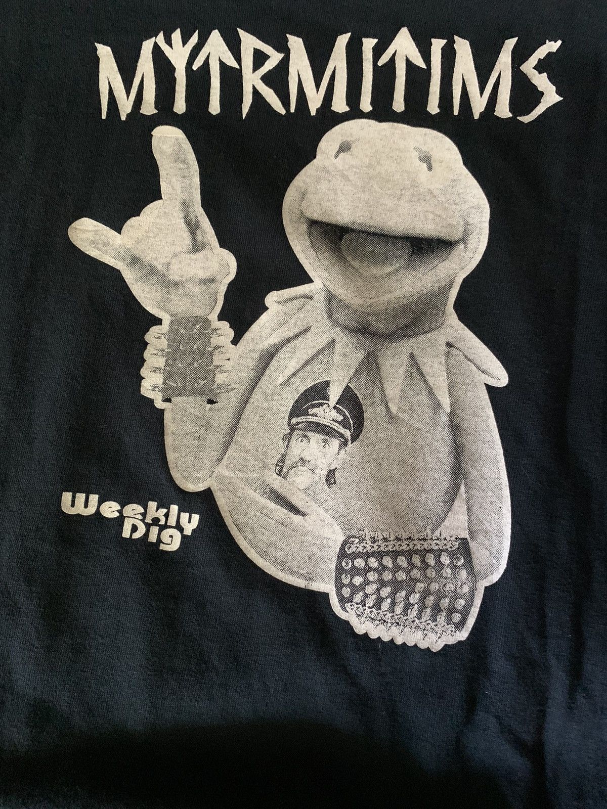 Japanese Brand Vintage Y2k Muppets"Kermit The Frog Metal Rockers Size US L / EU 52-54 / 3 - 6 Thumbnail
