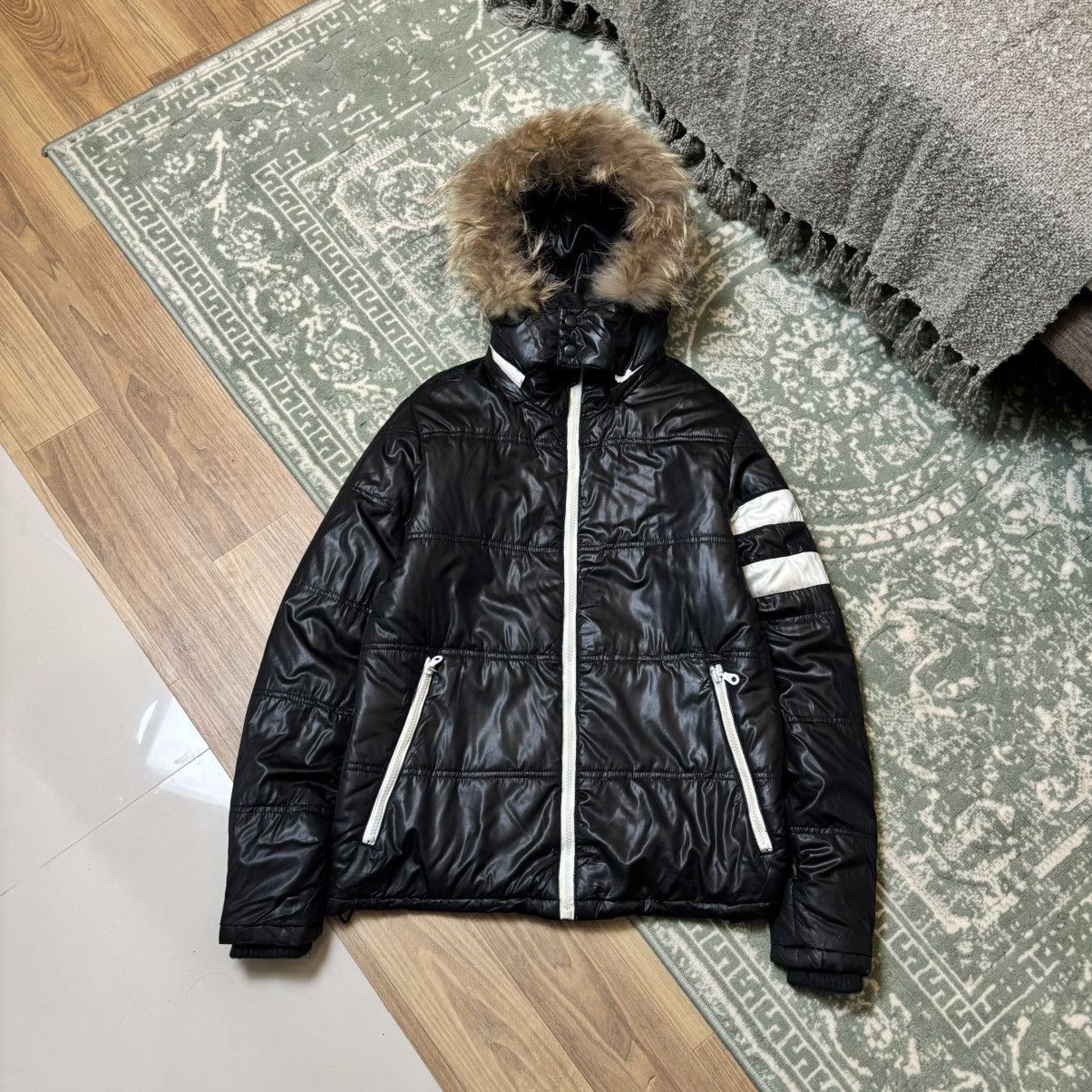 Vache Ifsixwasnine LGB Style fur jacket vintage Y2K japan