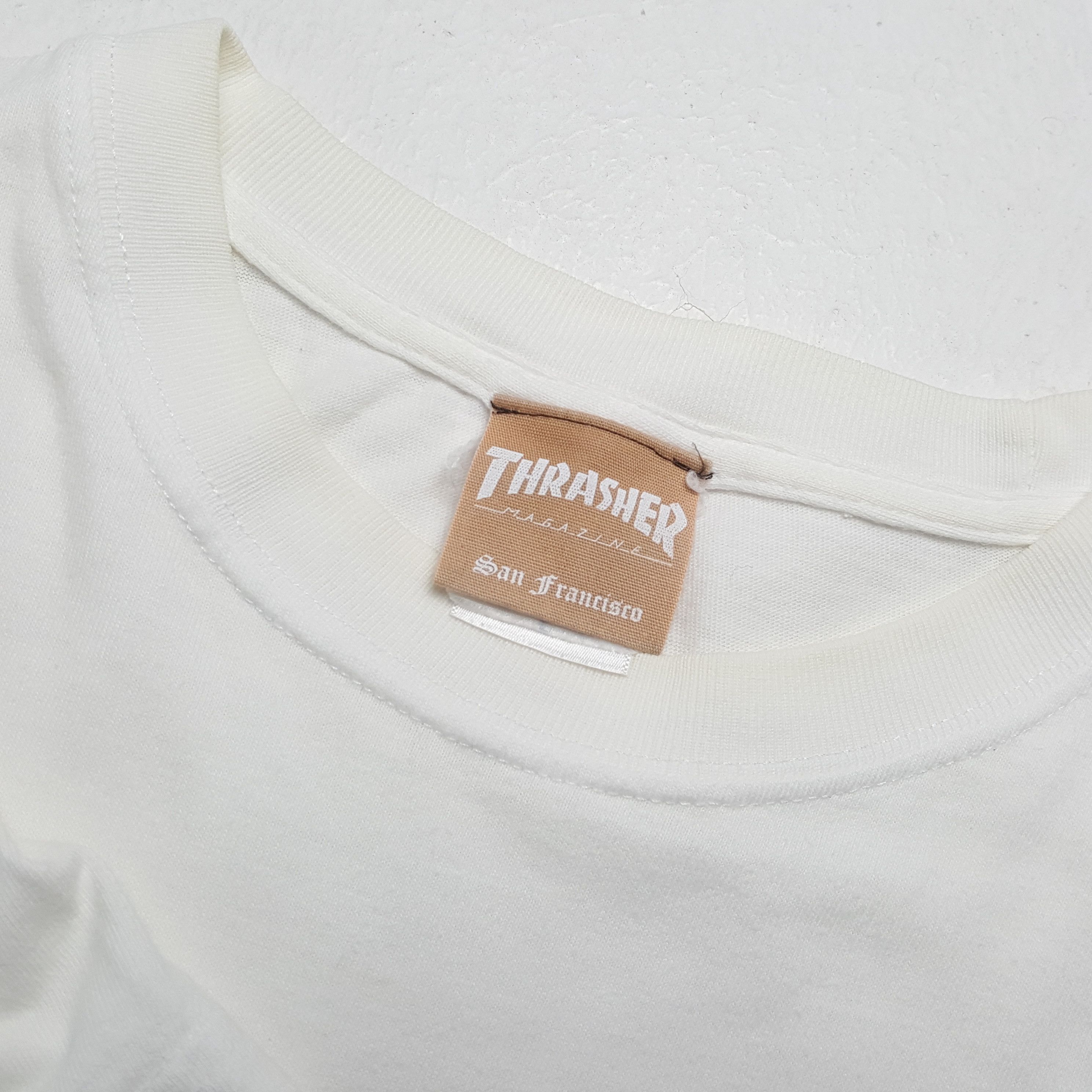 Thrasher × Vintage Vintage THRASHER Skateboard Streetwear Style T-Shirts Size US M / EU 48-50 / 2 - 7 Thumbnail