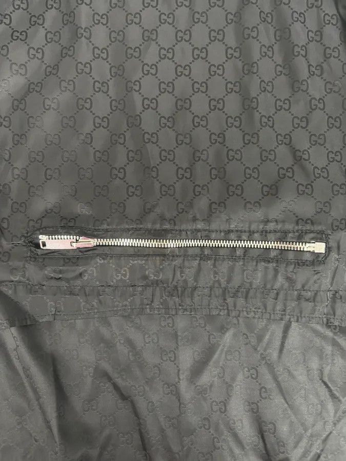 Gucci 2000s Gucci Black Monogrammed Light Windbreaker Jacket Size US M / EU 48-50 / 2 - 13 Thumbnail