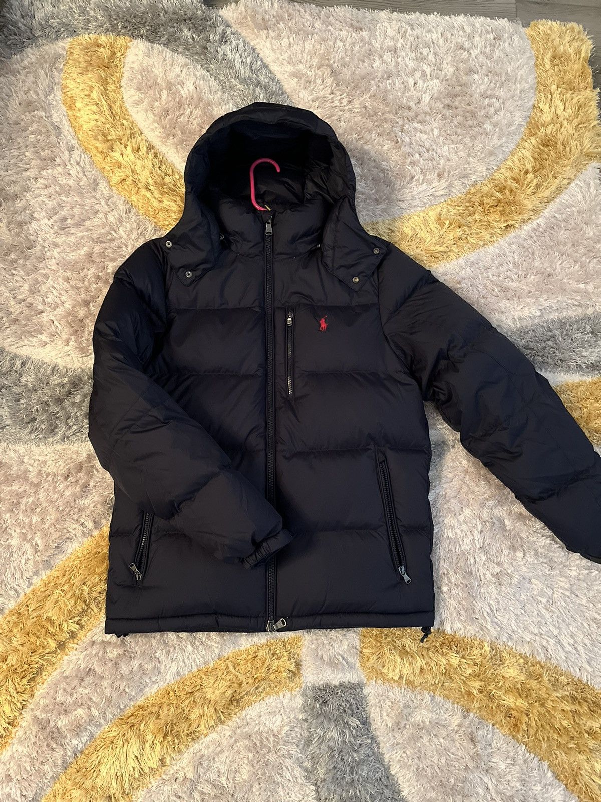 image of Polo Ralph Lauren Polo Raulph Laurent Puffer Jacket in Navy, Men's (Size Small)