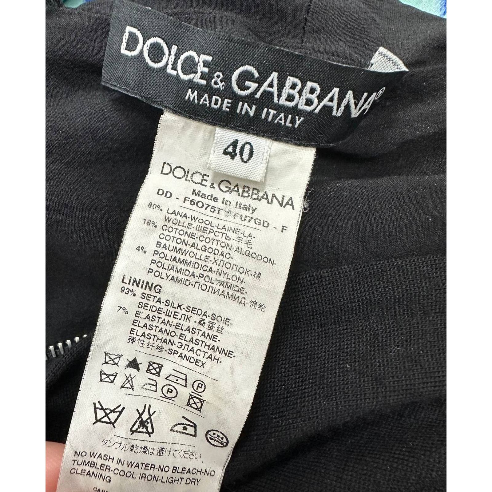 Dolce & Gabbana Dolce & Gabbana Black Fitted Lace Dress Sz.40 Size S / US 4 / IT 40 - 3 Thumbnail