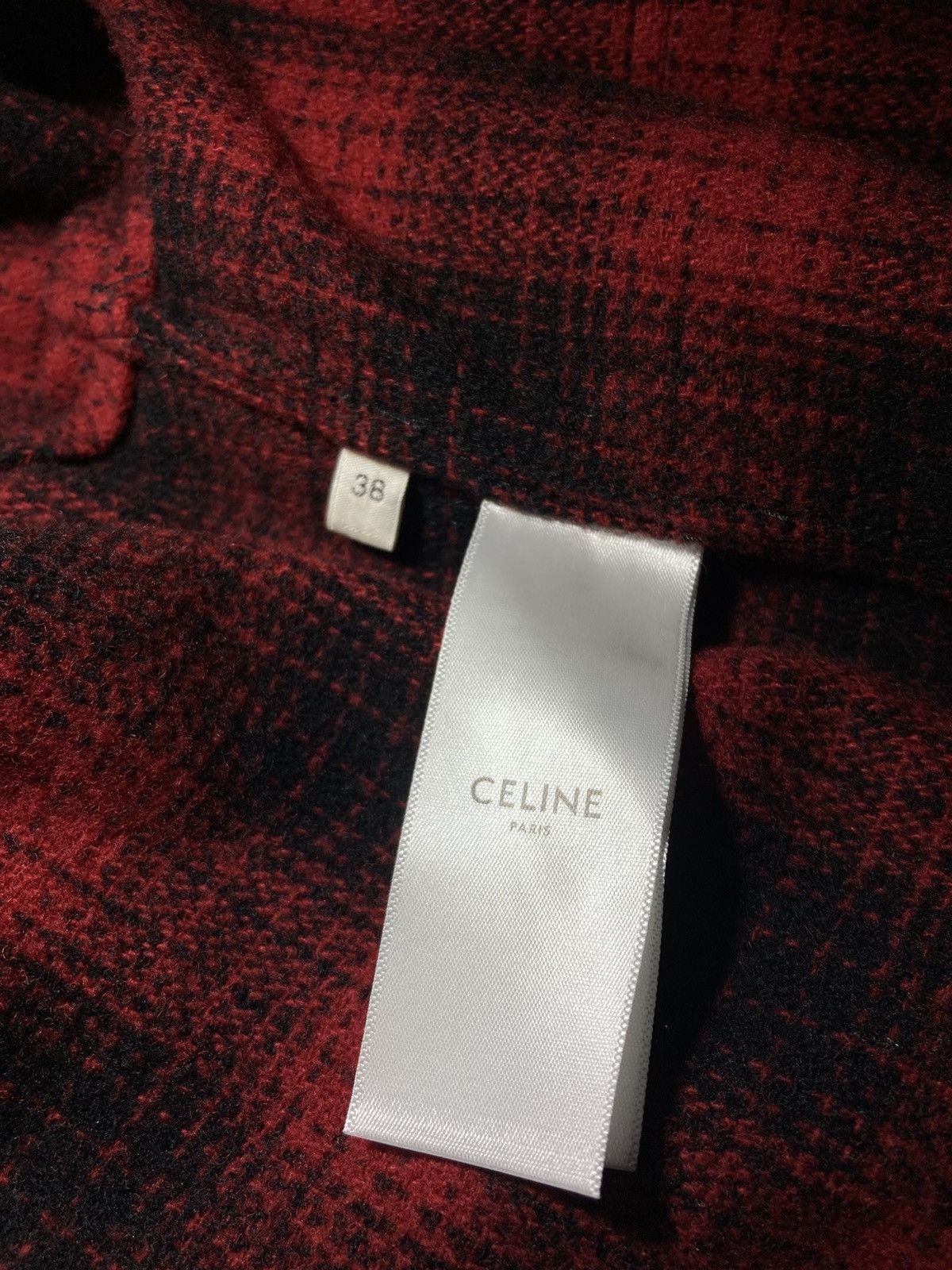 Celine AW22 Celine Lumberjack Flannel Oversized 2022 Hedi Plaid Boy Size US S / EU 44-46 / 1 - 4 Thumbnail