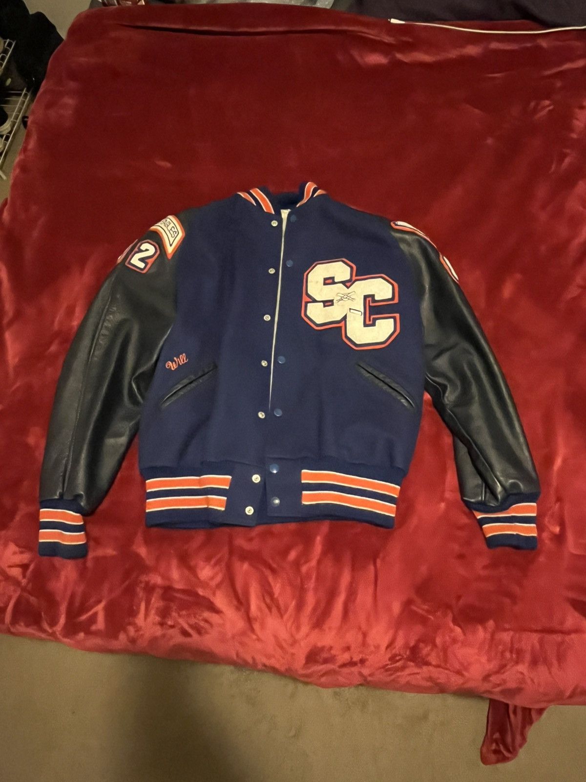 Vintage Vintage Cobb County Varsity Jacket Size US L / EU 52-54 / 3 - 1 Thumbnail