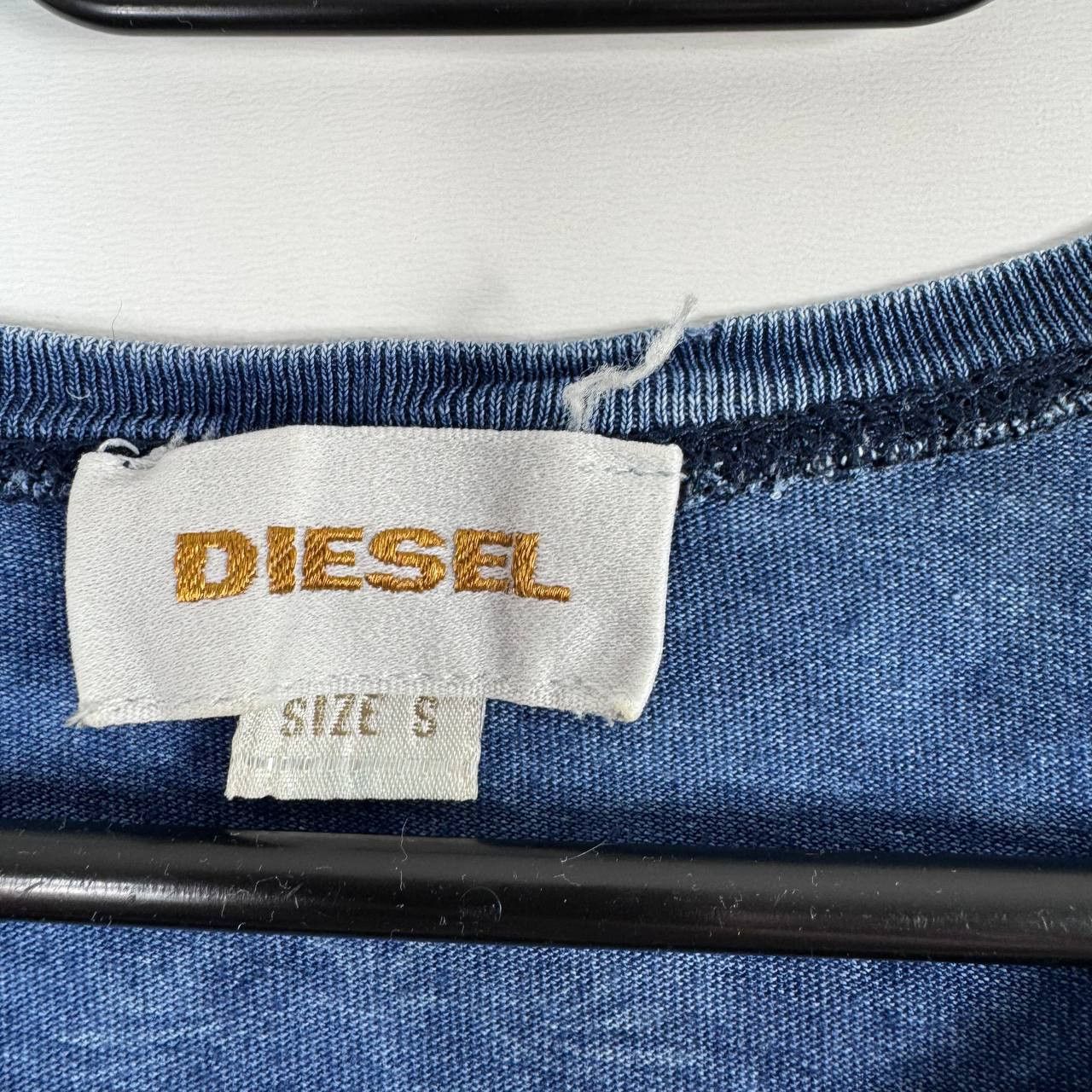 Diesel Diesel Graphic T-Shirt Blue Acid Wash Vintage Style Size S Size US S / EU 44-46 / 1 - 3 Thumbnail