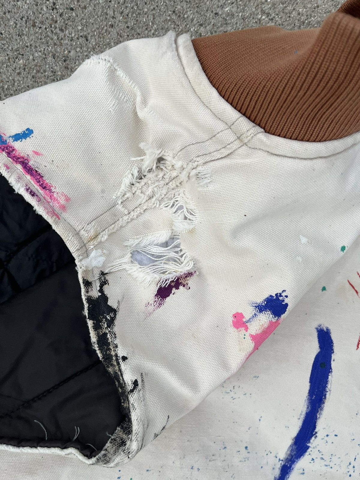 Carhartt × Vintage Vintage Carhartt Vest Thrashed Distressed Sun Fade Destroyed Size US L / EU 52-54 / 3 - 7 Thumbnail