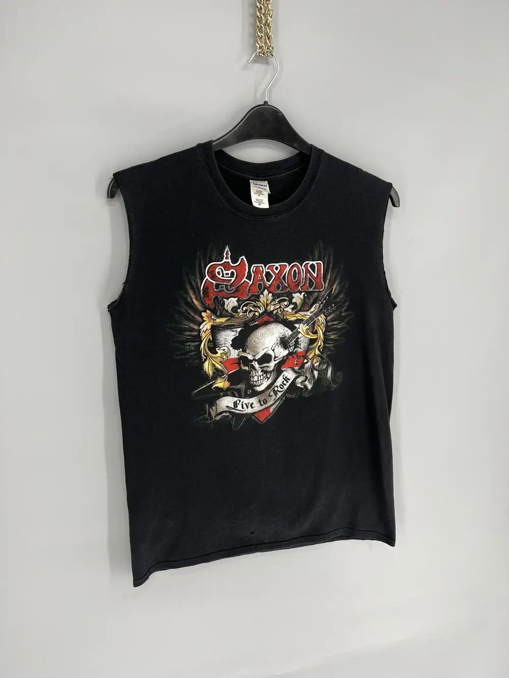 Band Tees Vintage Saxon Band Shirt Size US M / EU 48-50 / 2 - 2 Thumbnail