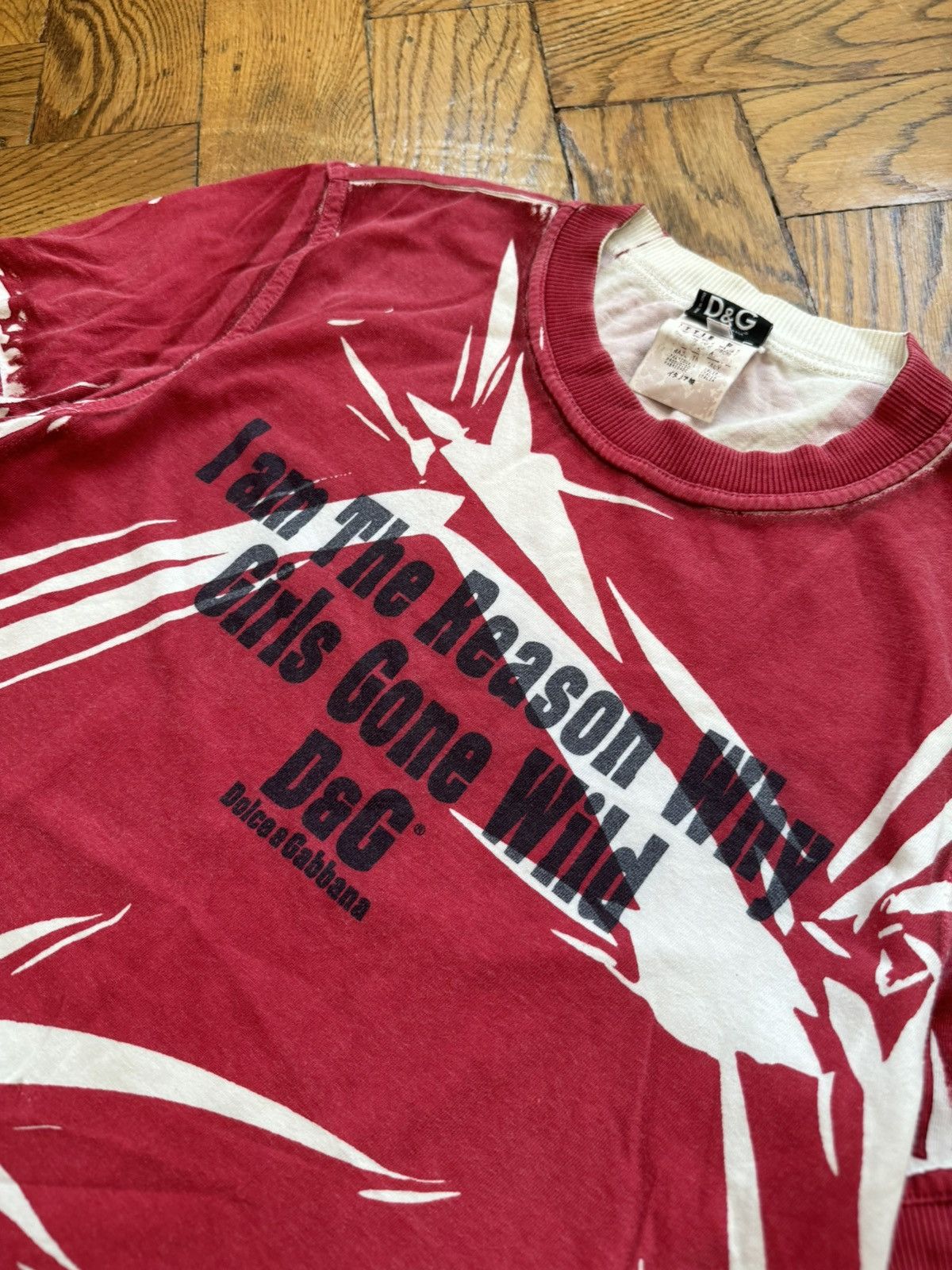Dolce & Gabbana × Vintage Dolce & Gabbana Vintage I Am The Reason Why Girls Gone Wild Size US M / EU 48-50 / 2 - 3 Thumbnail