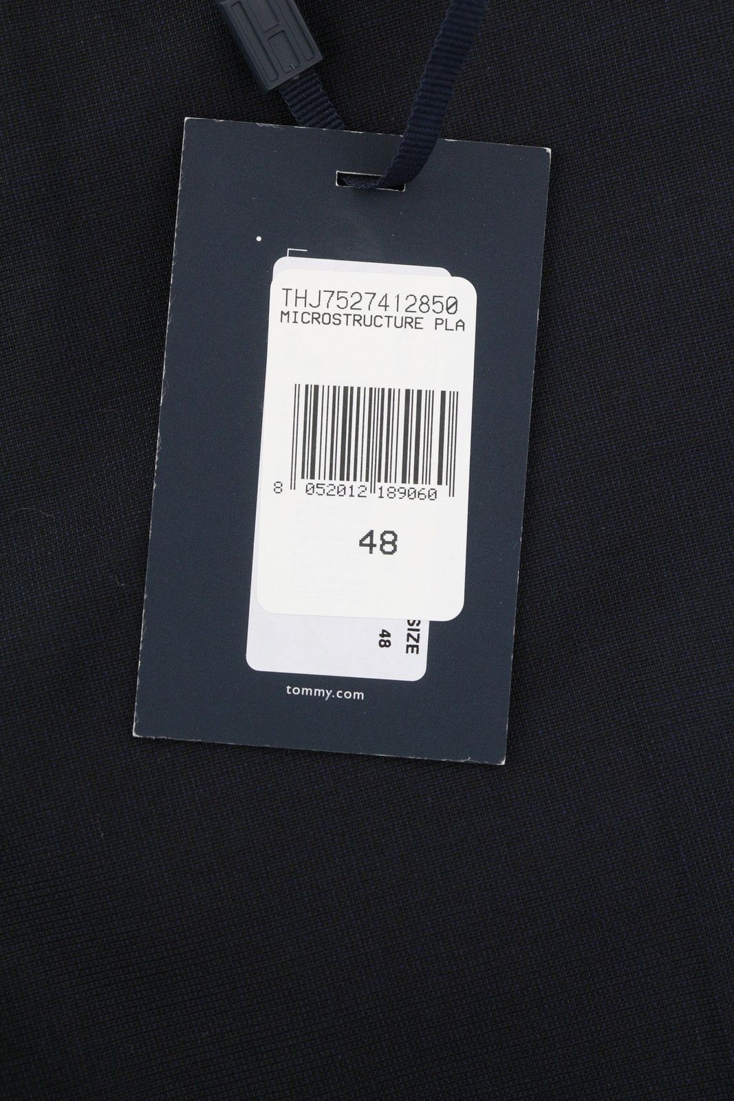 Tommy Hilfiger 48 Dark Blue THFlex Wool Blend Slim Fit Flat Trousers 85317 Size US 32 / EU 48 - 6 Thumbnail