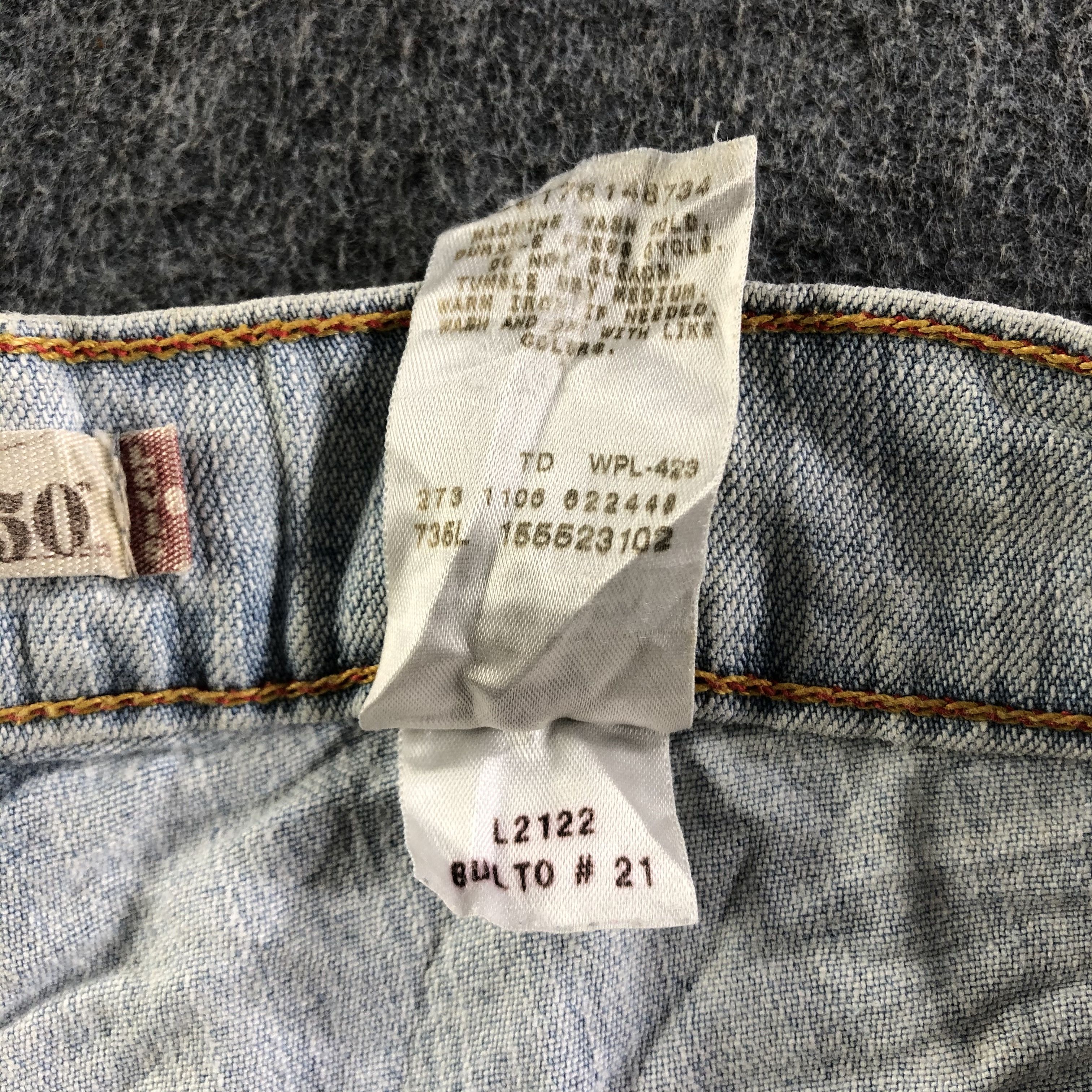 Levi's Vintage Light Wash Levis 550 Jeans-J3400 Size 32" / US 10 / IT 46 - 10 Thumbnail