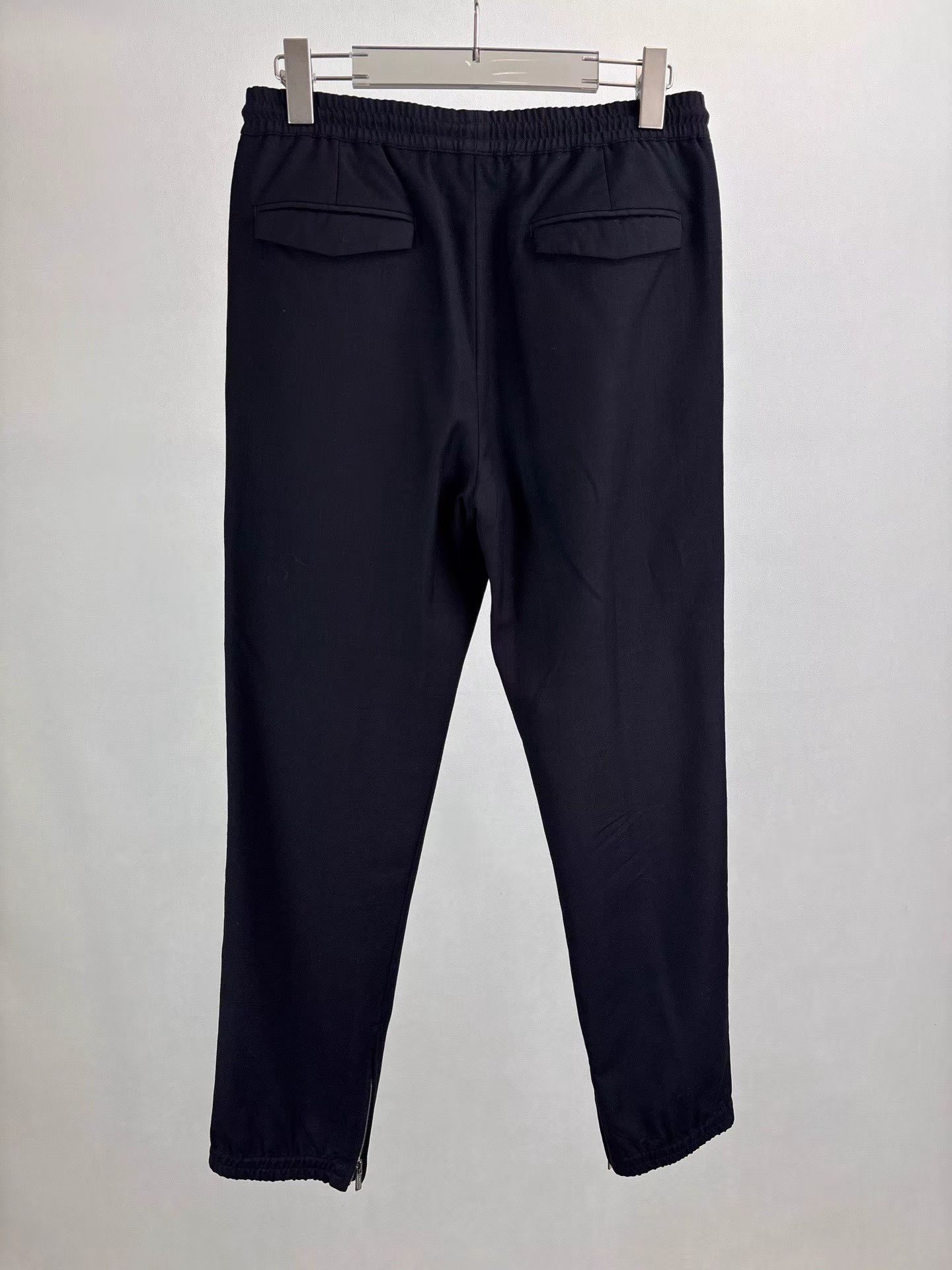 Dior DIOR Black Wool Trousers K1 Size US 30 / EU 46 - 2 Thumbnail