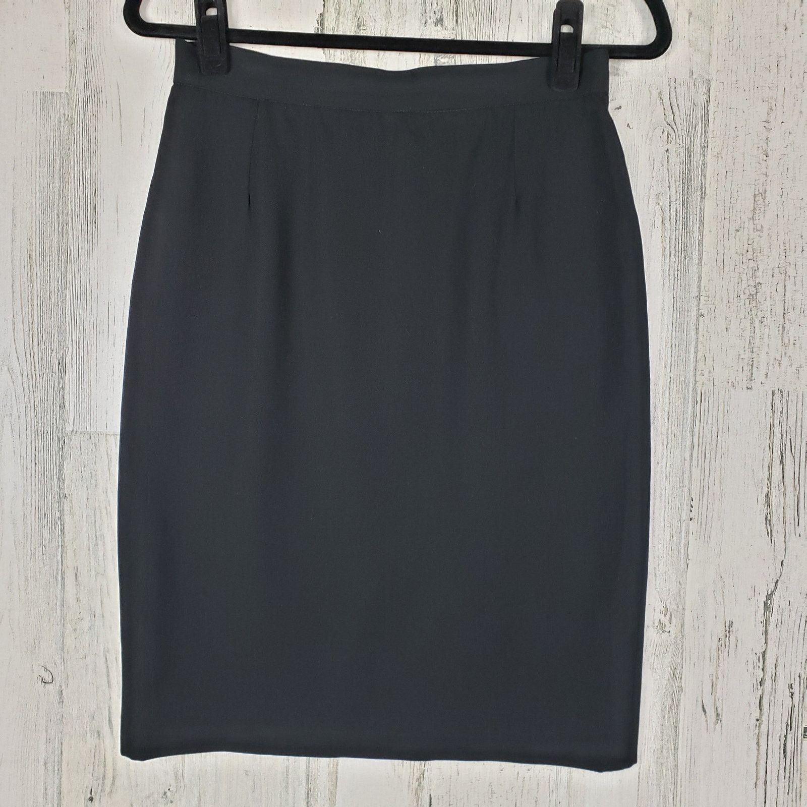 Other Ann Freedberg Black Elisa Lined Straight, Pencil Skirt 8 Size 30" / US 8 / IT 44 - 1 Thumbnail