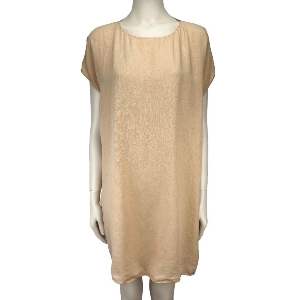 Other WILFRED LE FOU Tan Shift Mini Contemporary Tunic Dress sz XS Size XS / US 0-2 / IT 36-38 - 1 Thumbnail