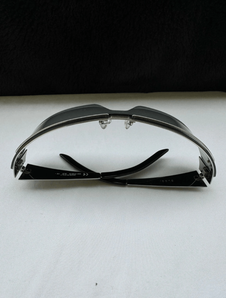 Gucci Gucci Sunglasses Bamboo Mask Logo Shield GG Sport Vintage Size ONE SIZE - 4 Thumbnail