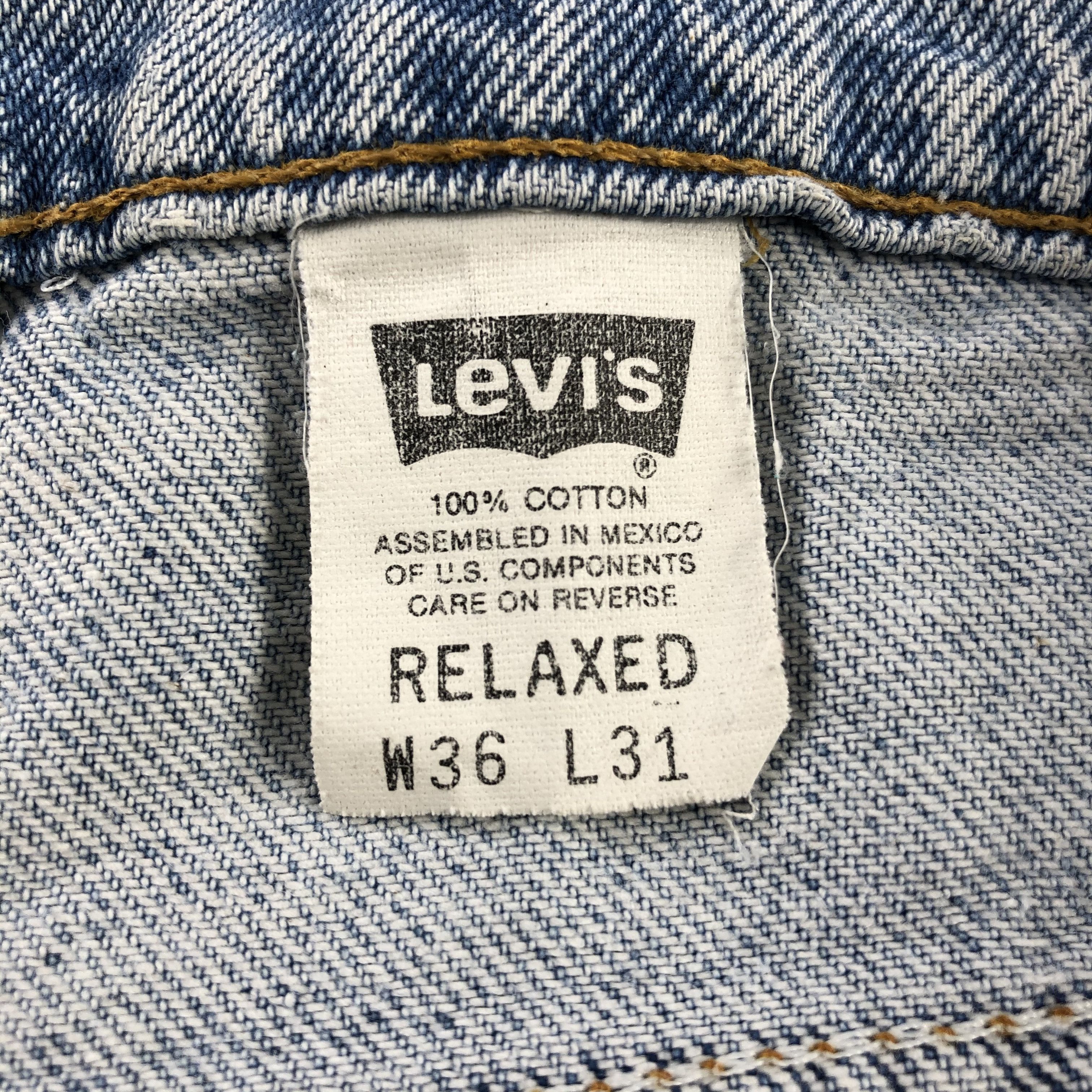 Levi's Vintage 90s Levis 540 Jeans Medium Wash Denim KJ936 Size US 36 / EU 52 - 11 Thumbnail