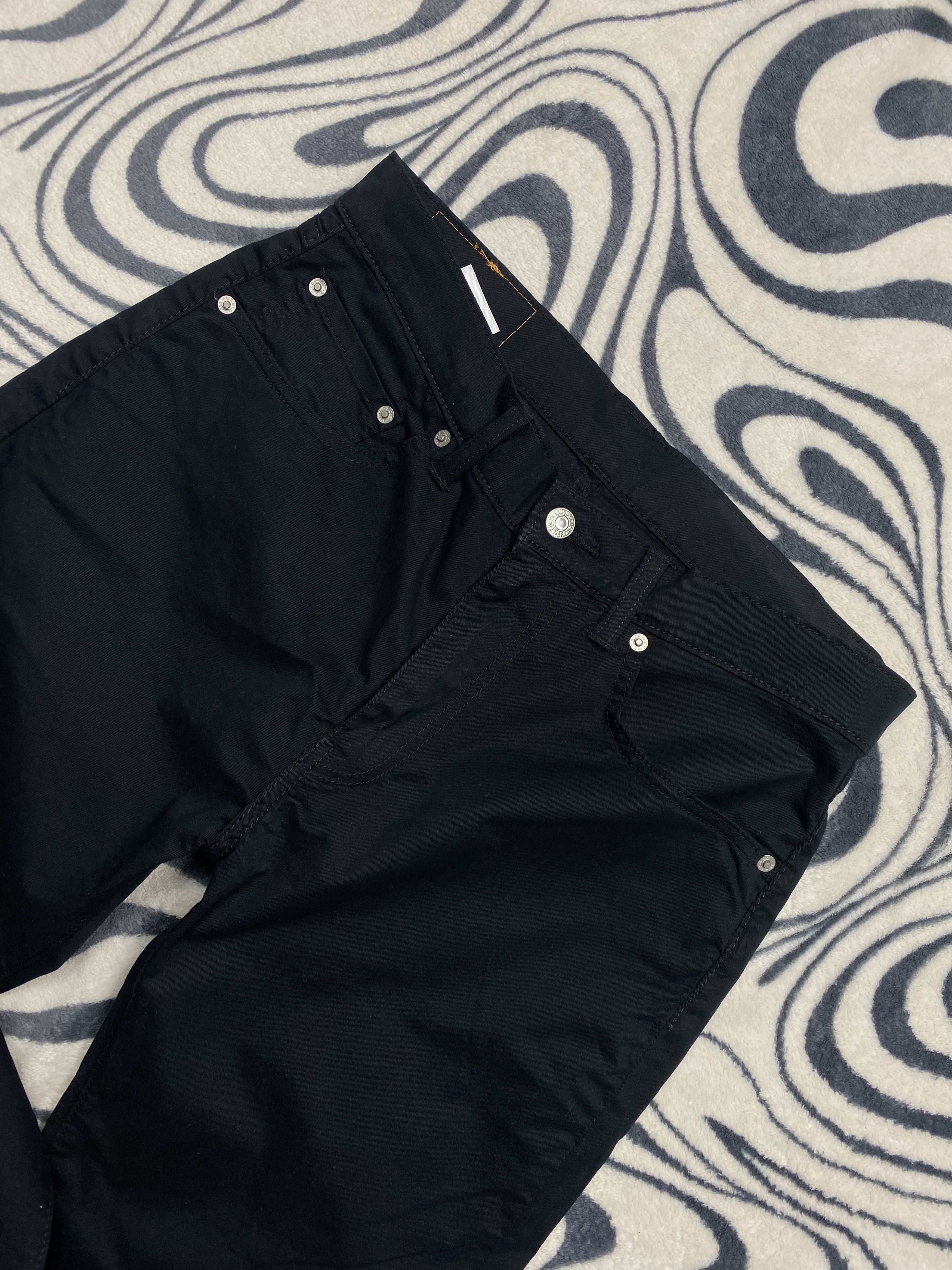 Levi's Levis 751 Vintage Mens Black Denim Pants White Tab Size US 32 / EU 48 - 4 Thumbnail