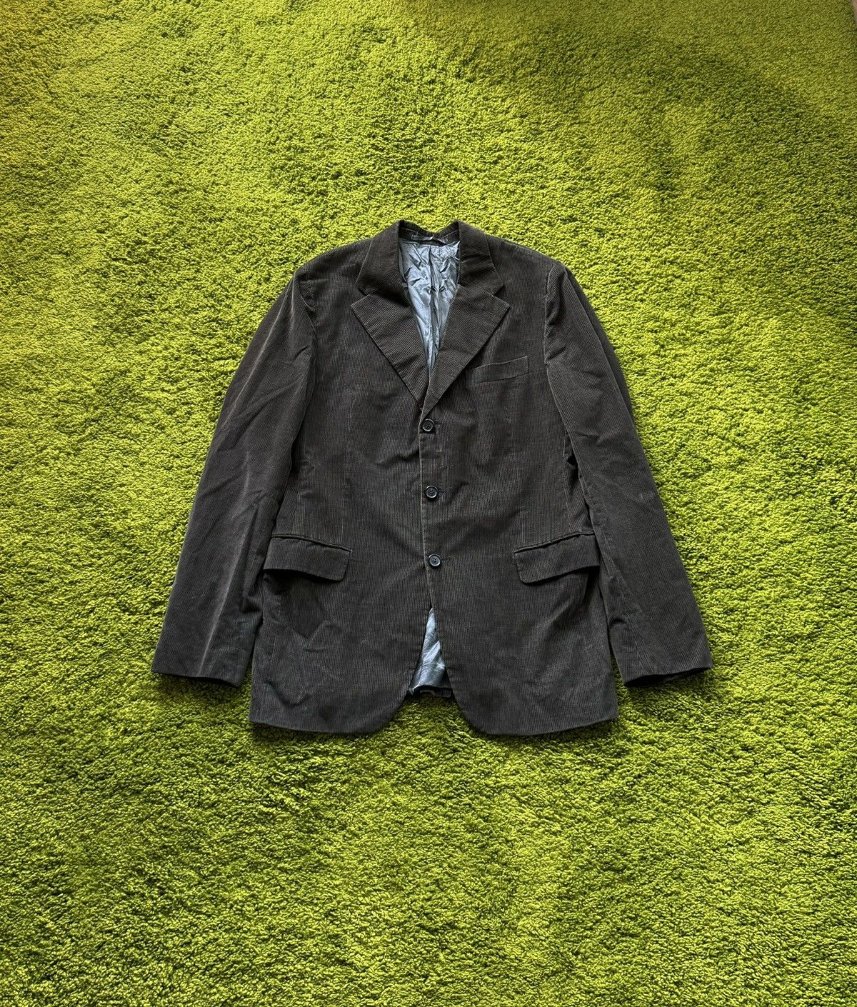 Prada Prada corduroy velvet blazer jacket Size 50R - 1 Thumbnail
