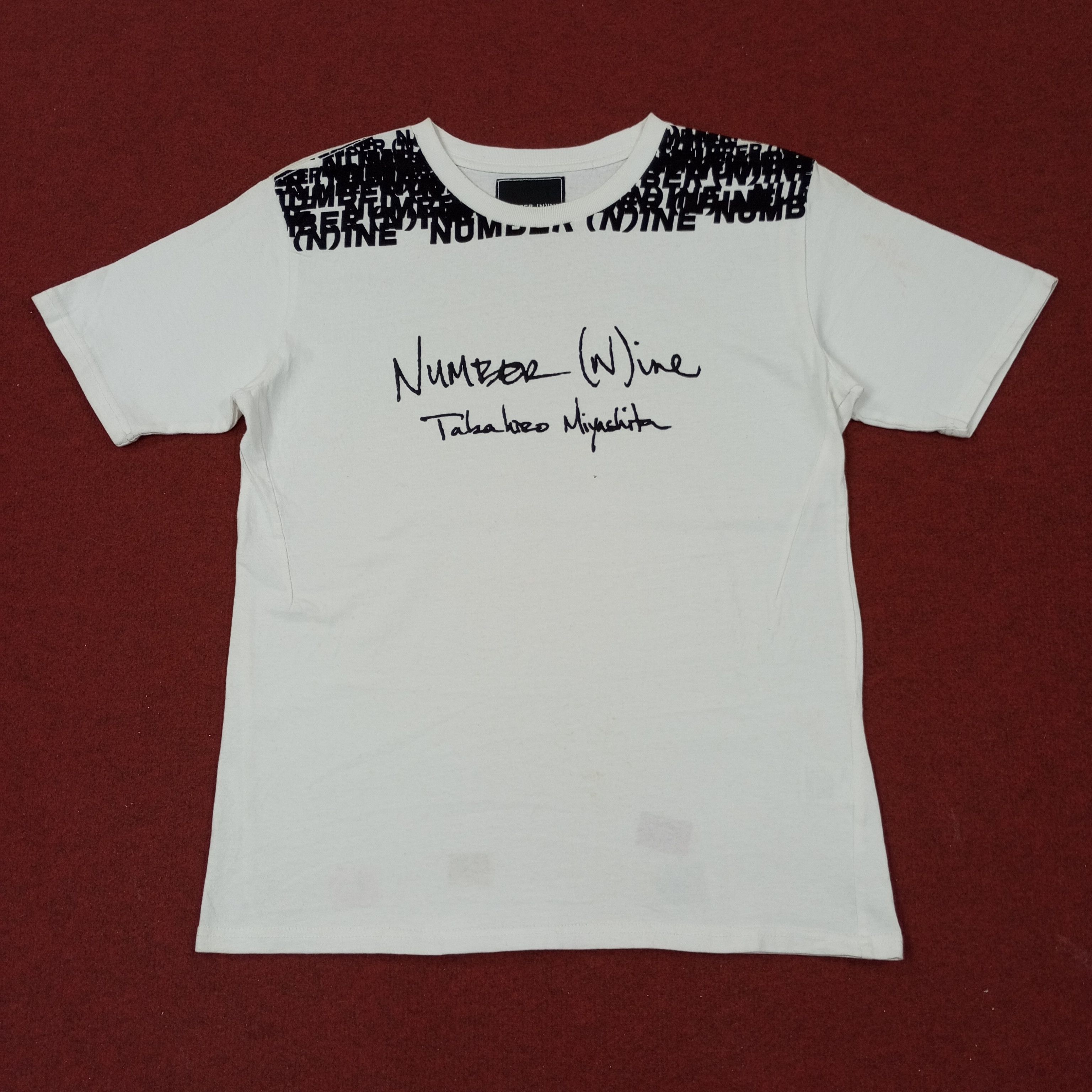Number (N)ine Number Nine Denim Japanese Brand Tshirt c239n13 Size US M / EU 48-50 / 2 - 1 Thumbnail