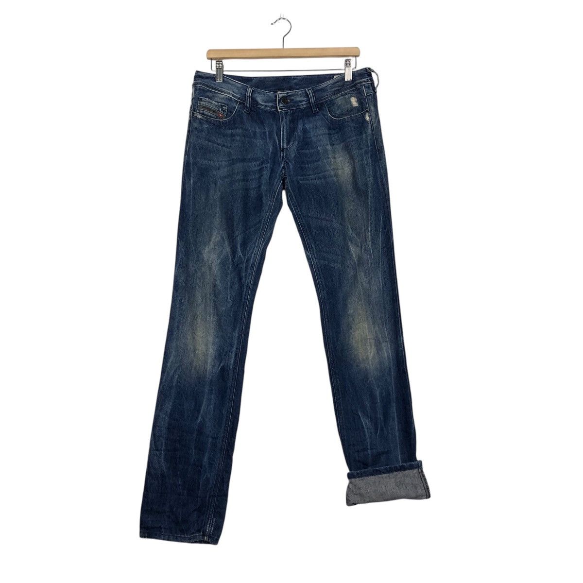 Diesel 📌Vintage Denim Jeans Diesel Parachute Bondage Biker Style Size US 32 / EU 48 - 15 Thumbnail