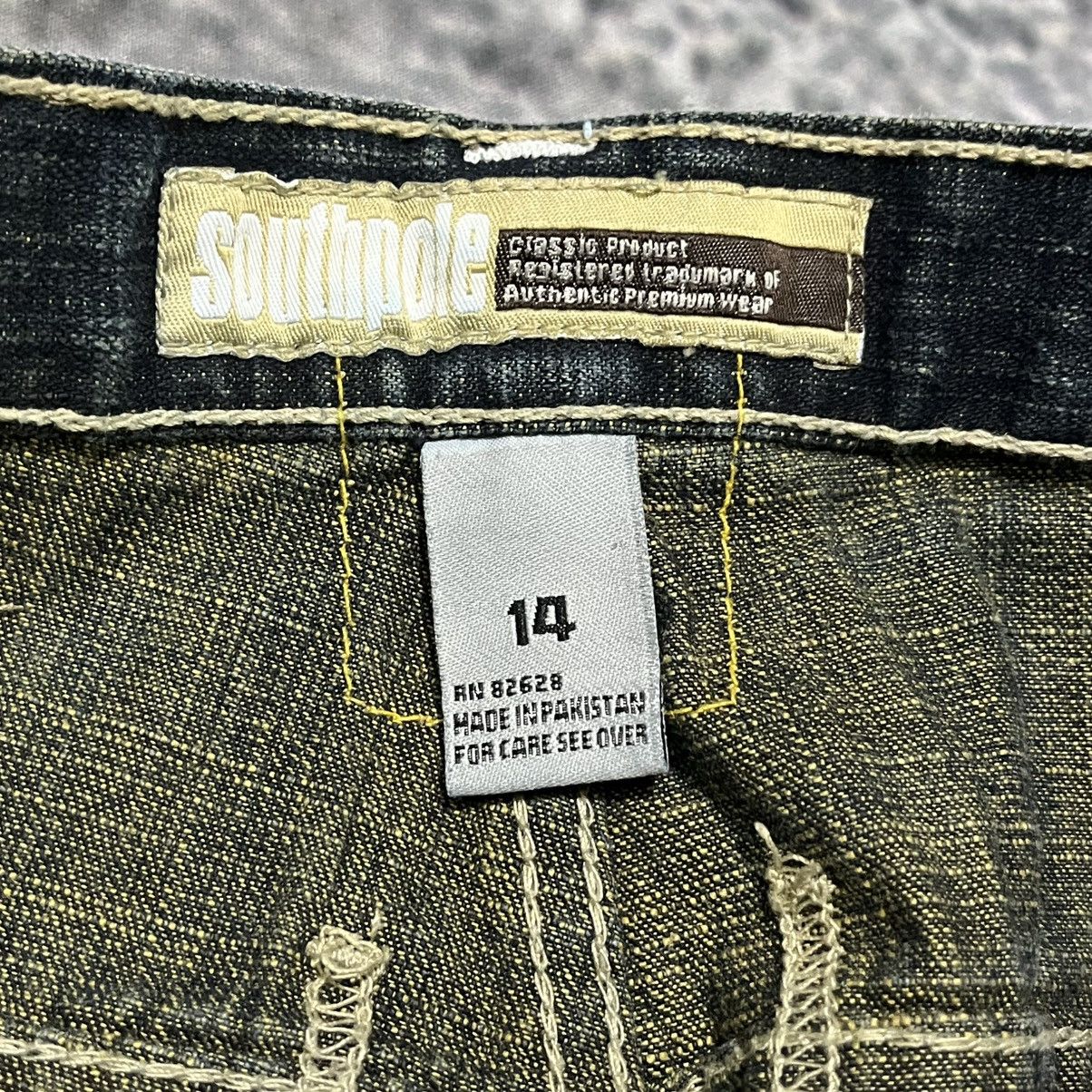 Southpole VINTAGE Y2K SOUTHPOLE GRUNGE SKATER BAGGY WIDE LEG JEANS Size US 28 / EU 44 - 7 Thumbnail