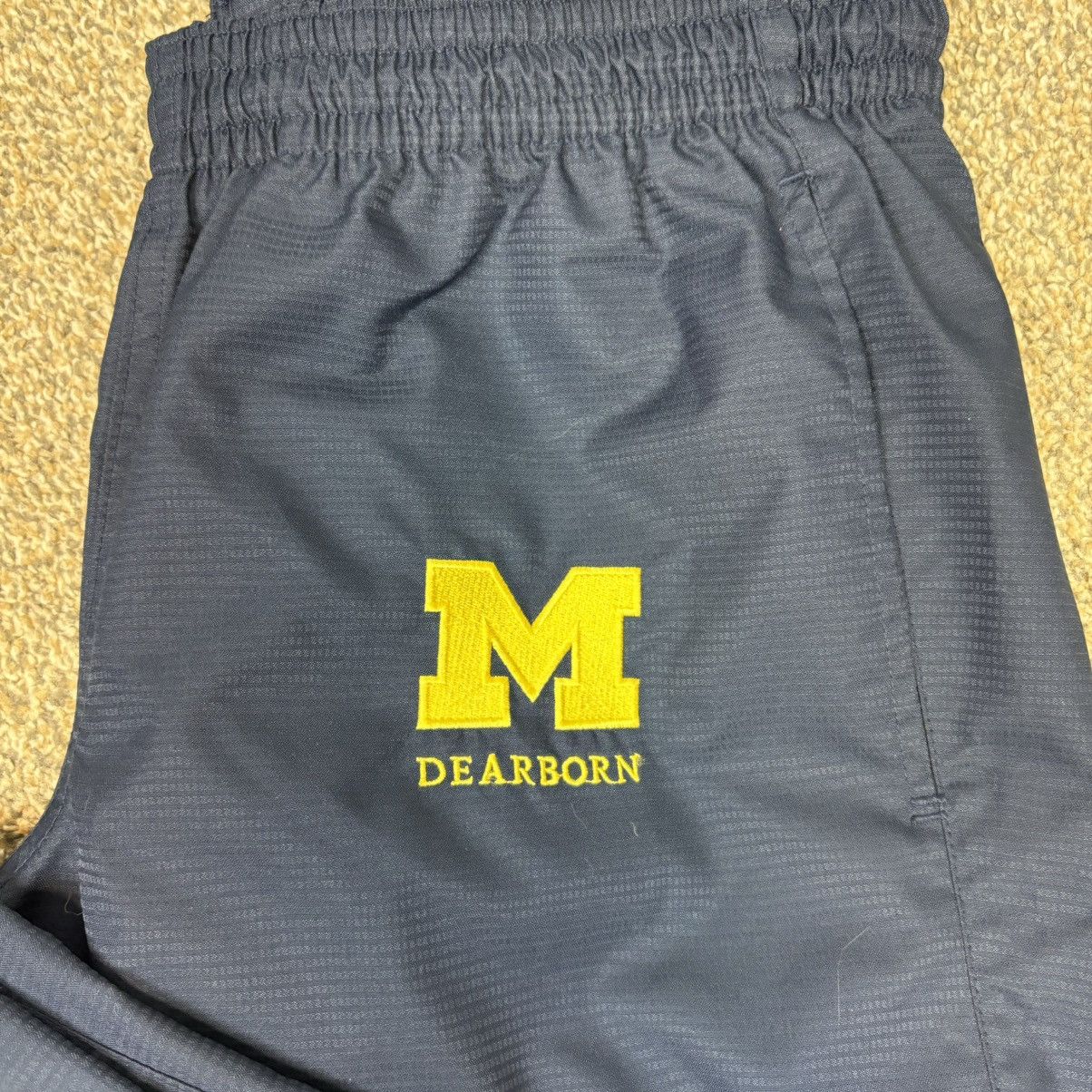 Adidas U Of M Michigan Dearborn Team Issued Soccer Track Pants Size US 32 / EU 48 - 4 Thumbnail