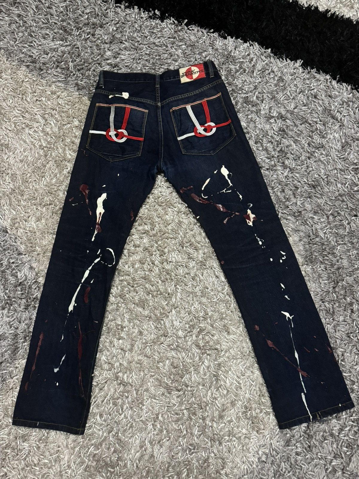 Other 🔥RARE🔥PUNK DRUN KERS PAINTER JEANS JAPAN Size US 32 / EU 48 - 2 Thumbnail