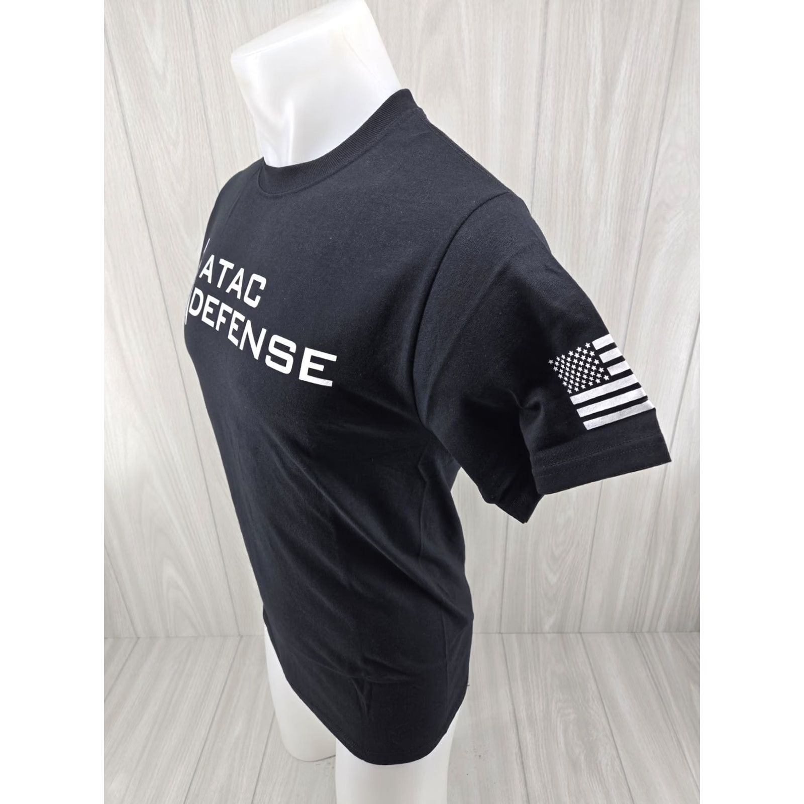 Port & Company Port & Company ATAC Defense Black Shirt Mens Small Short Sleeve T-Shirt Crew Neck Cotton Logo Easy Care Regular Fit Size US S / EU 44-46 / 1 - 4 Thumbnail