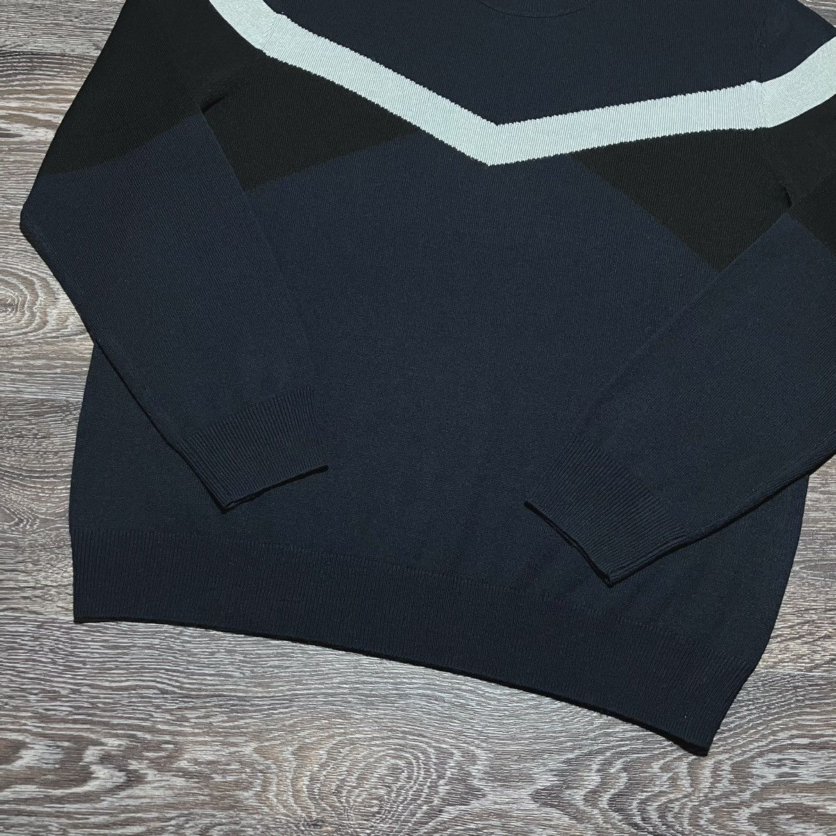 Armani Exchange ARMANI EXCHANGE Abstract Color Blocking Knit Sweater Size US XL / EU 56 / 4 - 4 Thumbnail