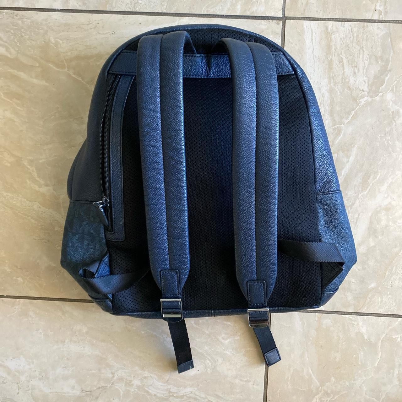 Designer × Michael Kors Michael Kors Blue Monogram Backpack Size ONE SIZE - 2 Thumbnail