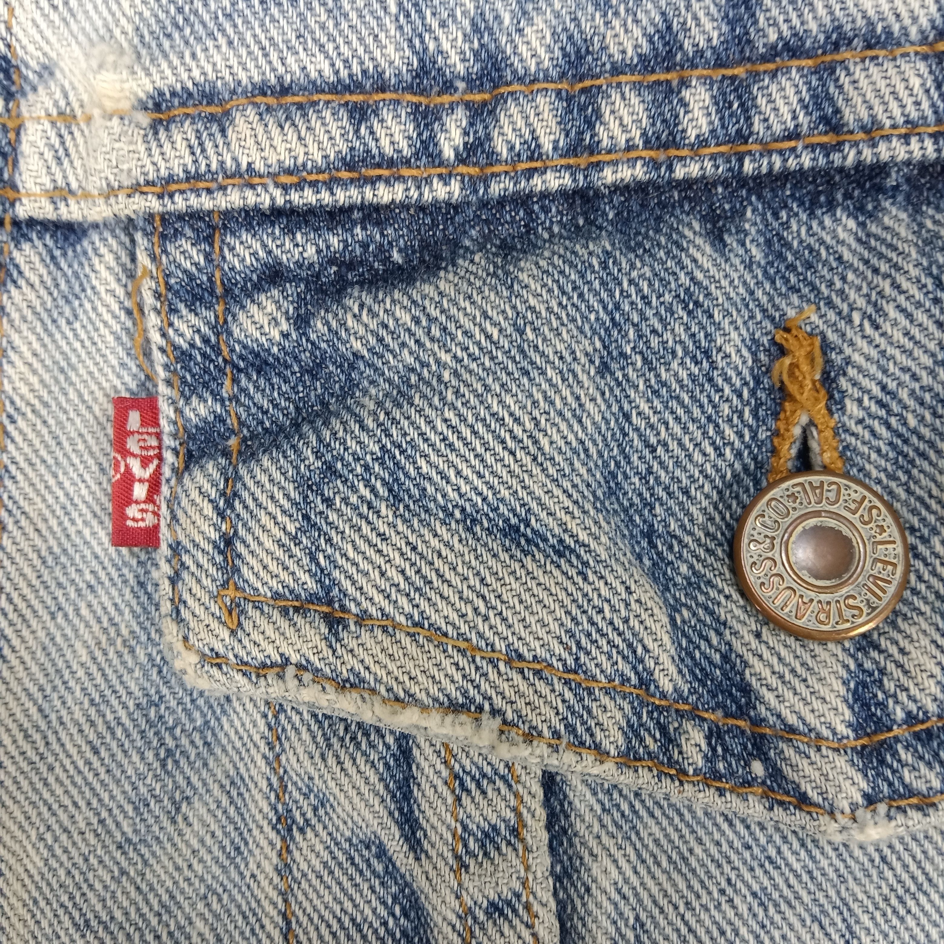 Levi's × Number (N)ine × Vintage Levi's X Number (N)ine Japan Custom Art Denim Jacket Size US L / EU 52-54 / 3 - 6 Thumbnail