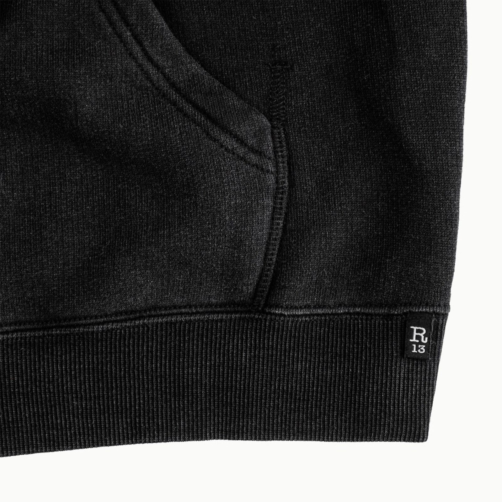 R13 R13 Sweatshirt Hoodie Capuche New York Acid Black Women's XS Size XS / US 0-2 / IT 36-38 - 9 Thumbnail