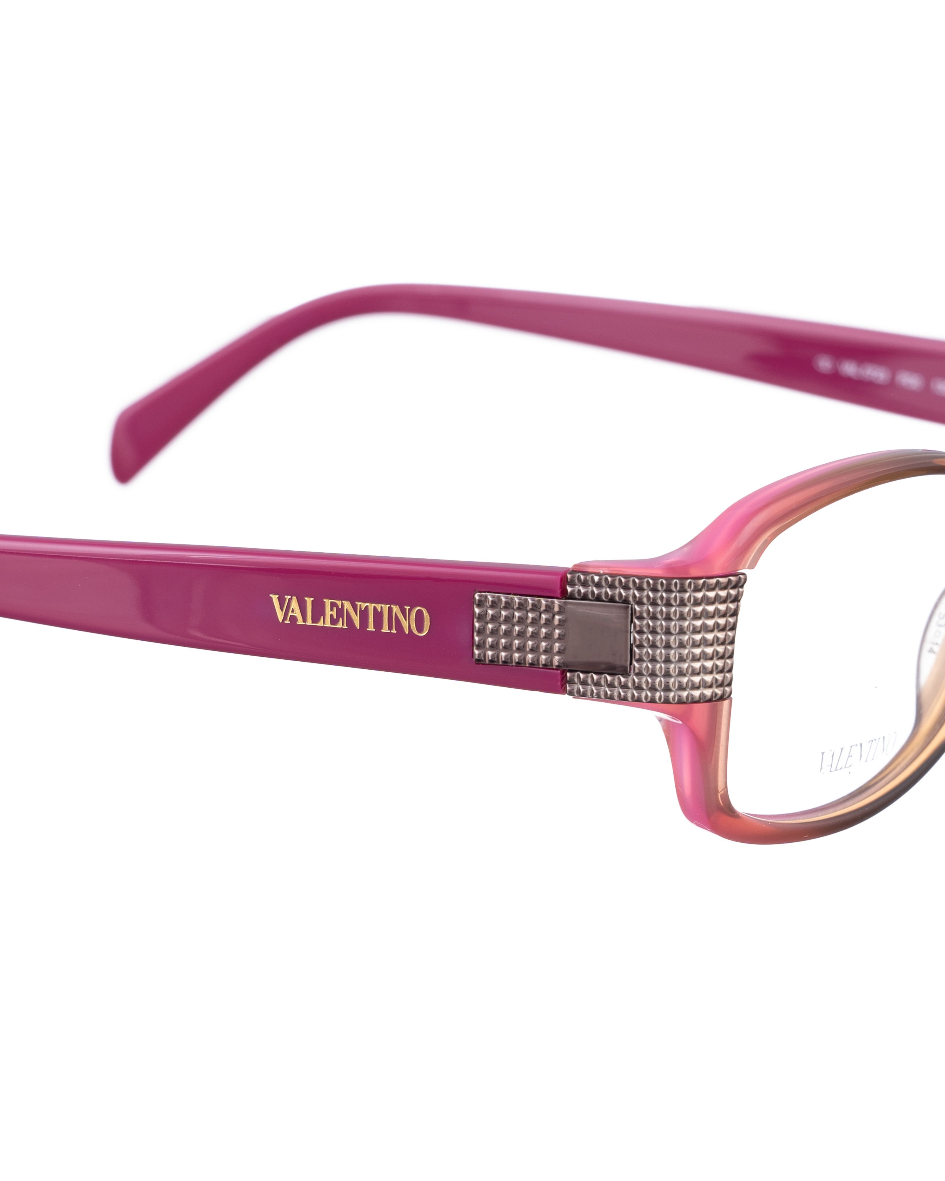 Valentino Valentino '90s Magenta & Brown Gradient Glasses Size ONE SIZE - 2 Thumbnail