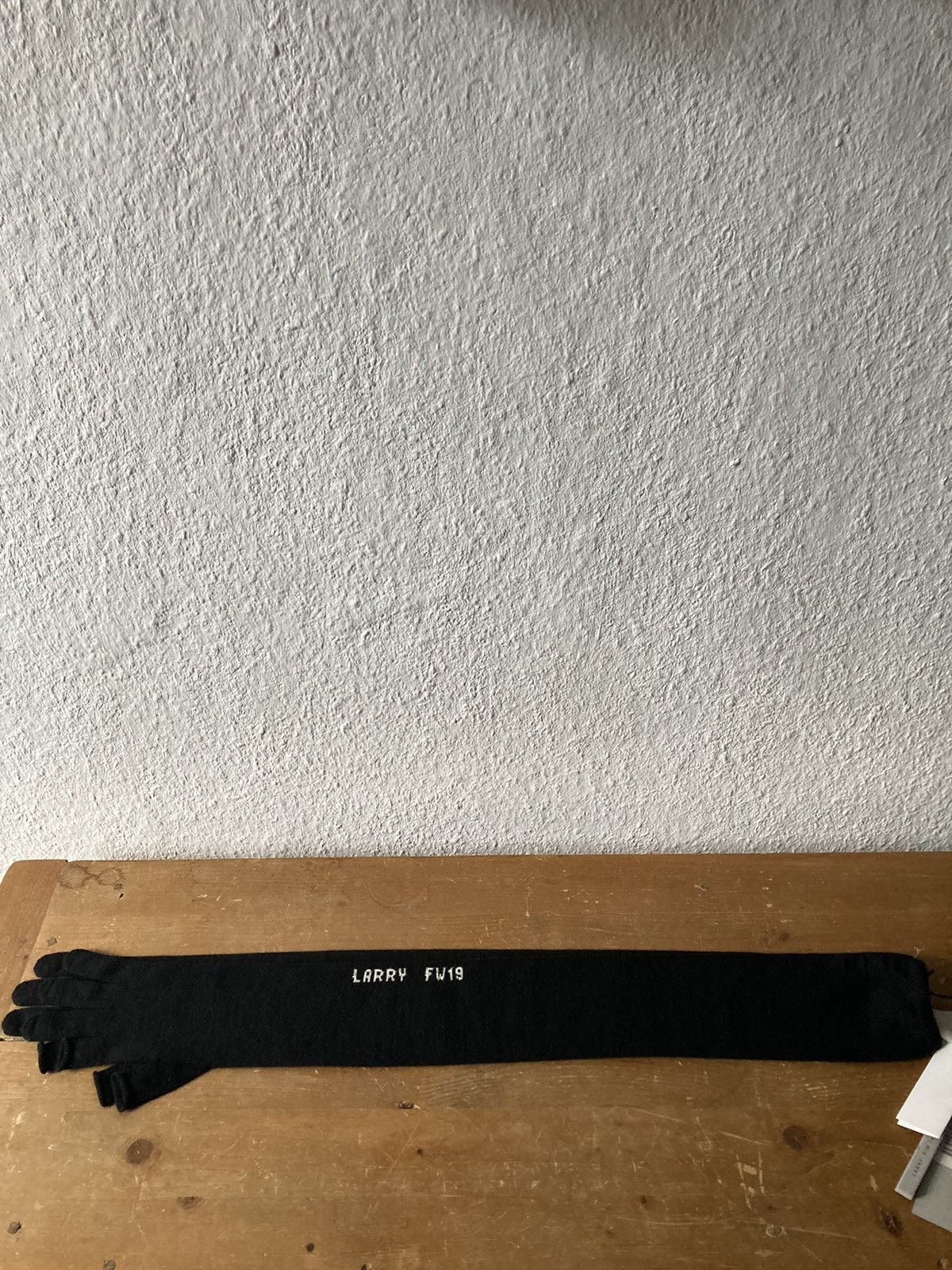 Rick Owens F/W 19 "LARRY" Runway Cashmere Lightning Gloves Rick Owens Size ONE SIZE - 3 Thumbnail