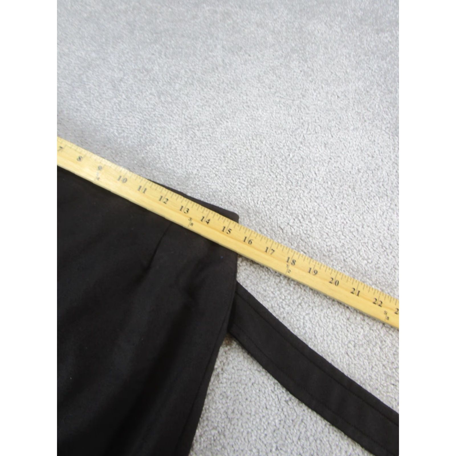 Akris VINTAGE Akris Womens Skirt Midi Pencil Wool Black Size 14 Business Casual Party Size 36" / US 14 / IT 50 - 4 Thumbnail