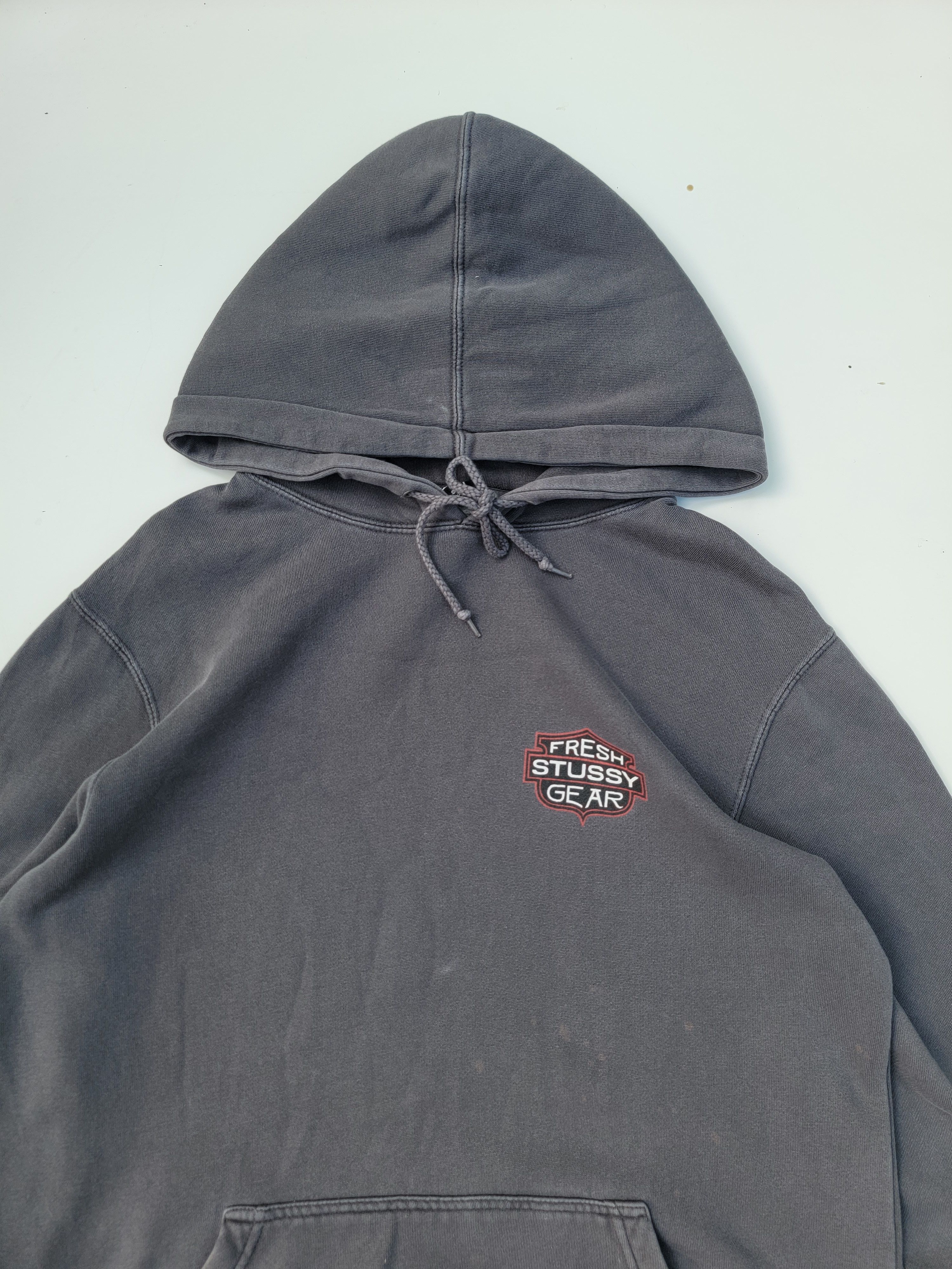 Stussy ✅️Vintage Stussy Gear Hoodie Pullover Size US L / EU 52-54 / 3 - 8 Thumbnail